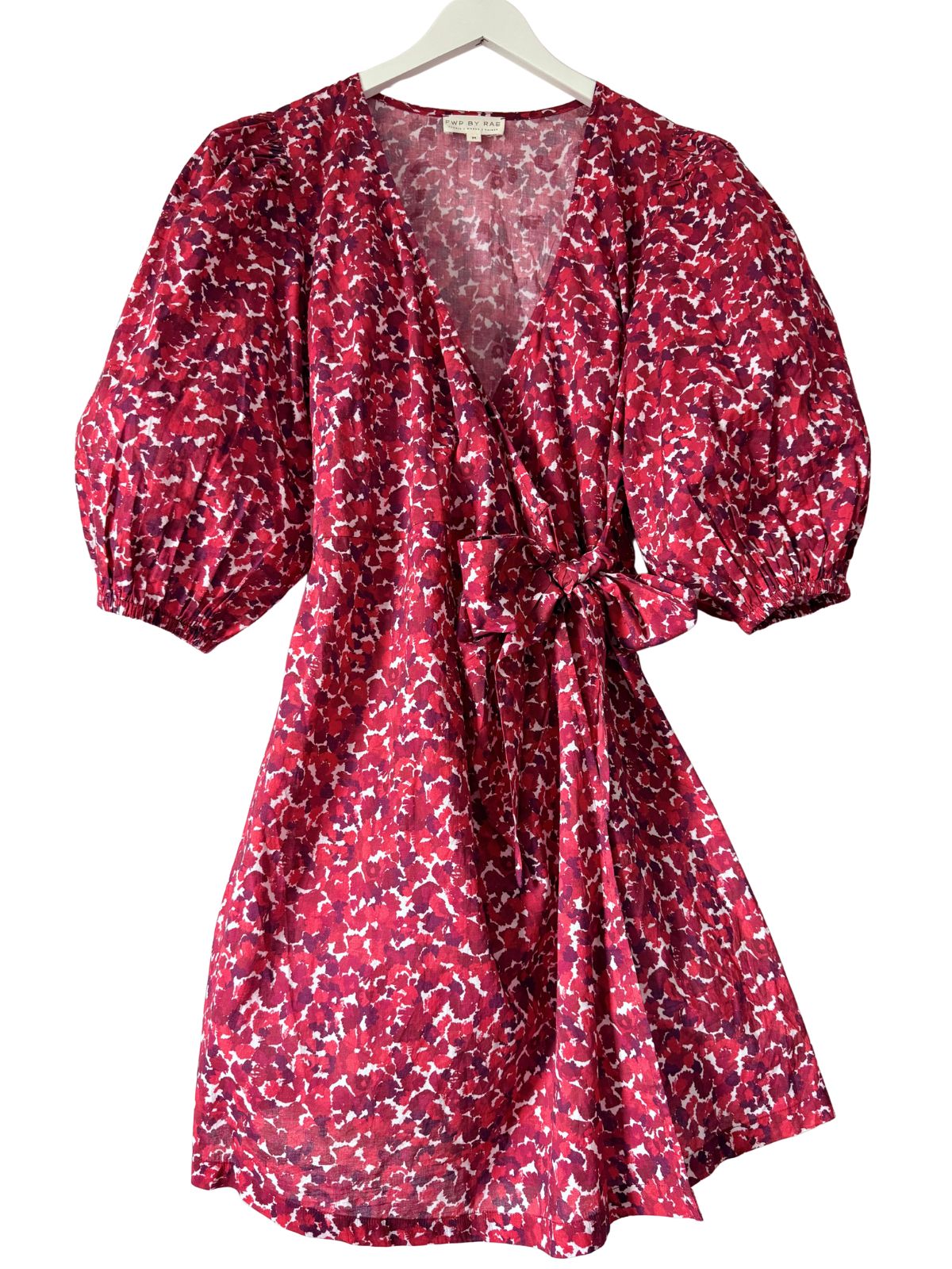 Alice Short Wrap Dress Pascale Painted Petals