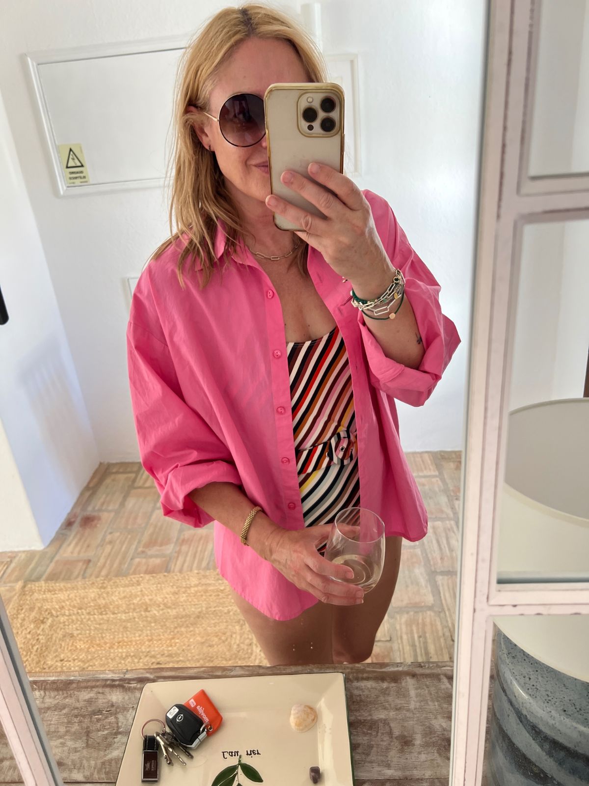 Paige Oversized Shirt Pink