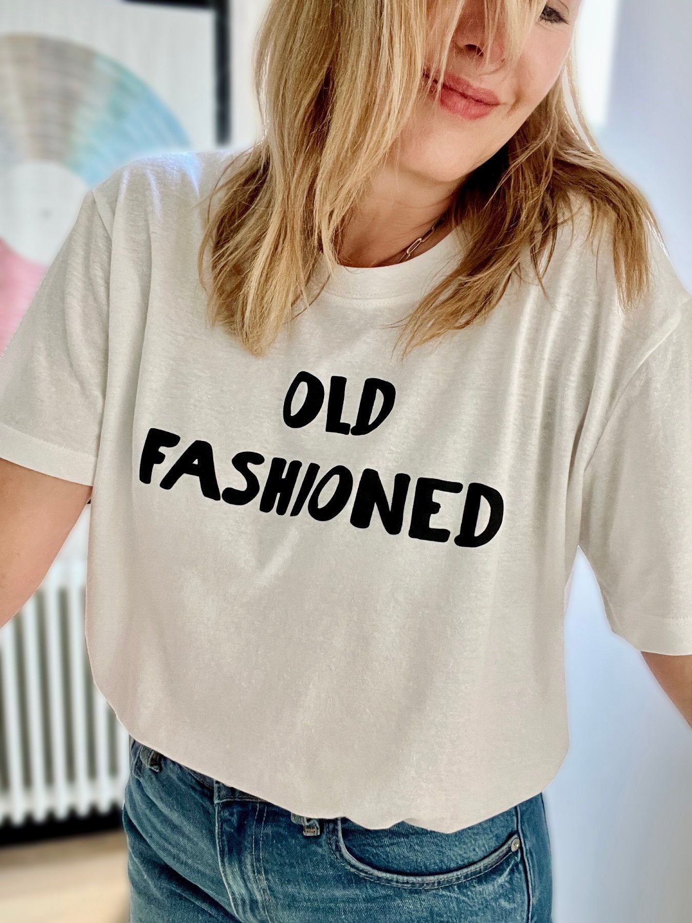 Old fashioned slogan t-shirt | fwp by rae