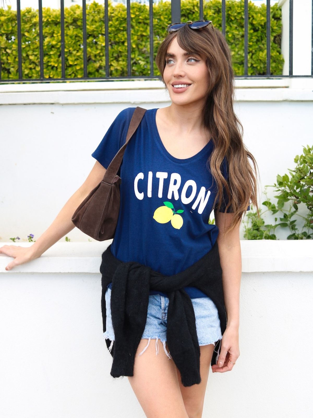Citron Tee Navy