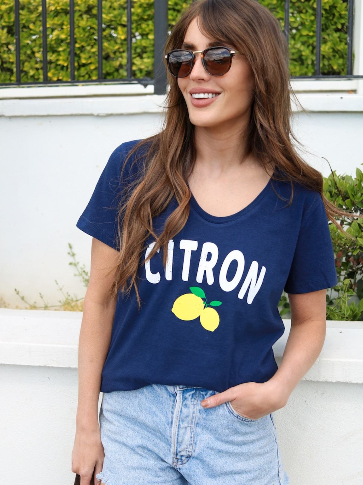 Citron Tee Navy