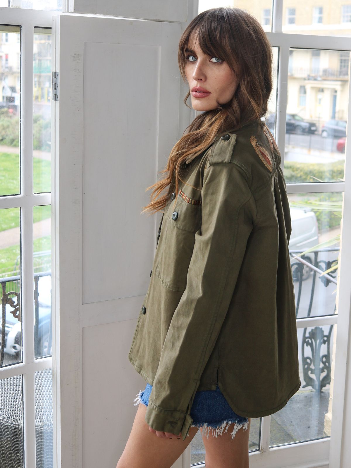 Jenna Khaki Utility Jacket