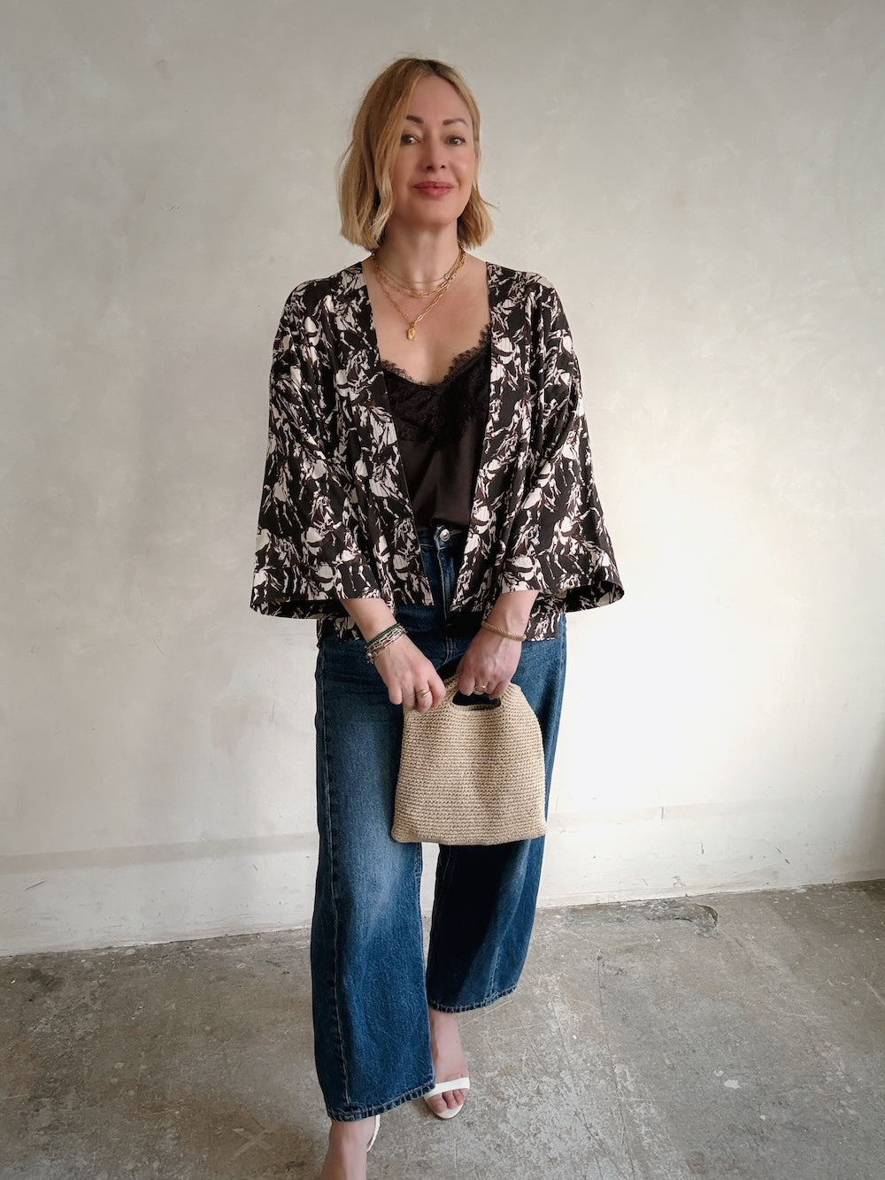 Knitted Gold Grab Bag