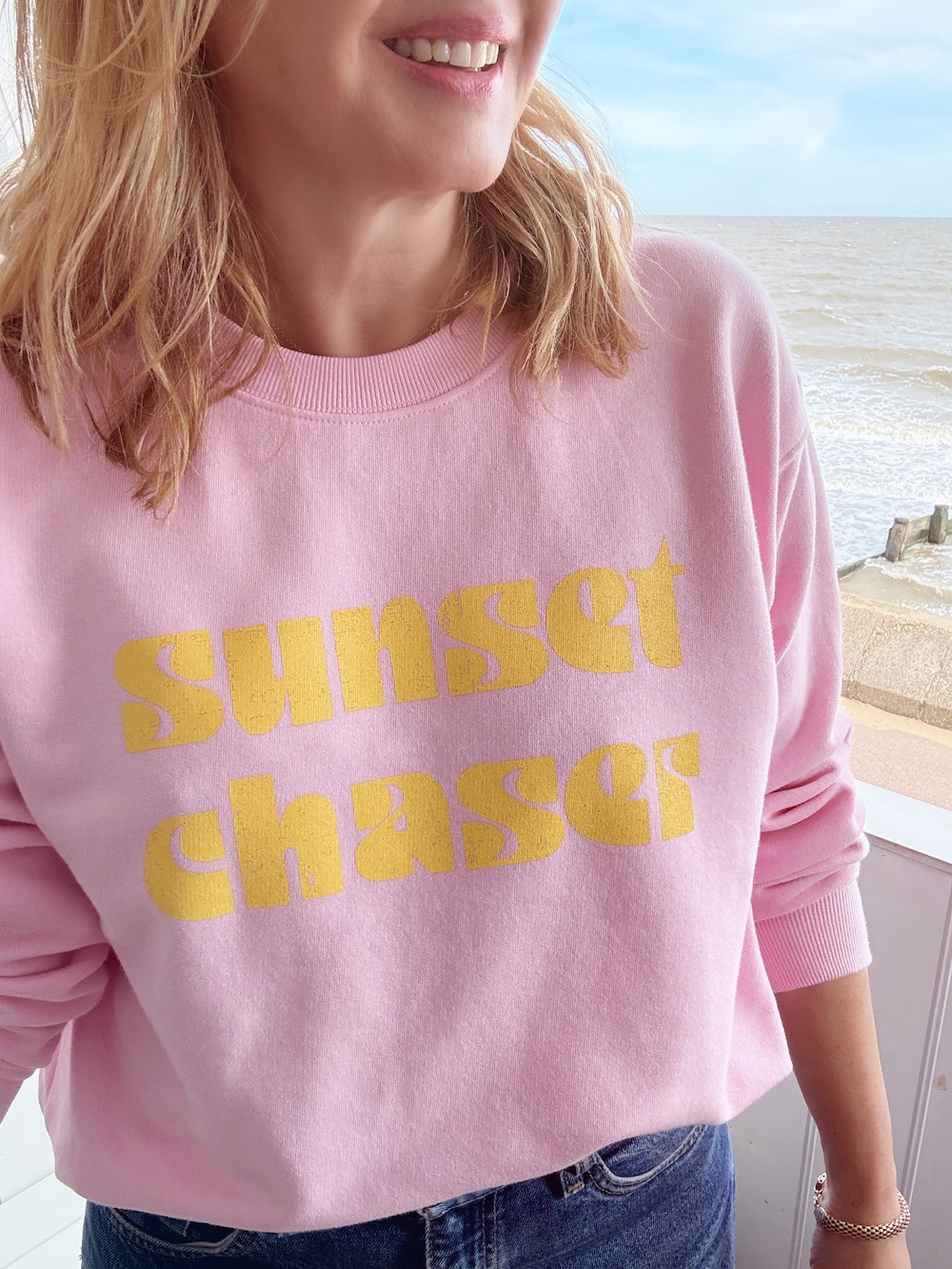 Sunset Chaser Pink Sweatshirt