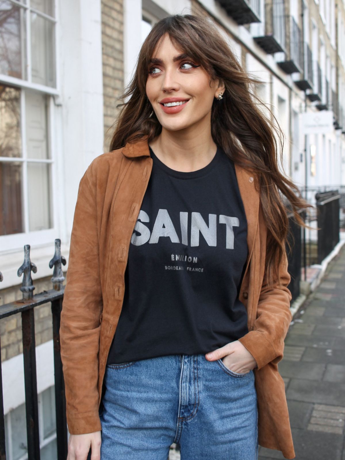 Saint Long Sleeve Top Black