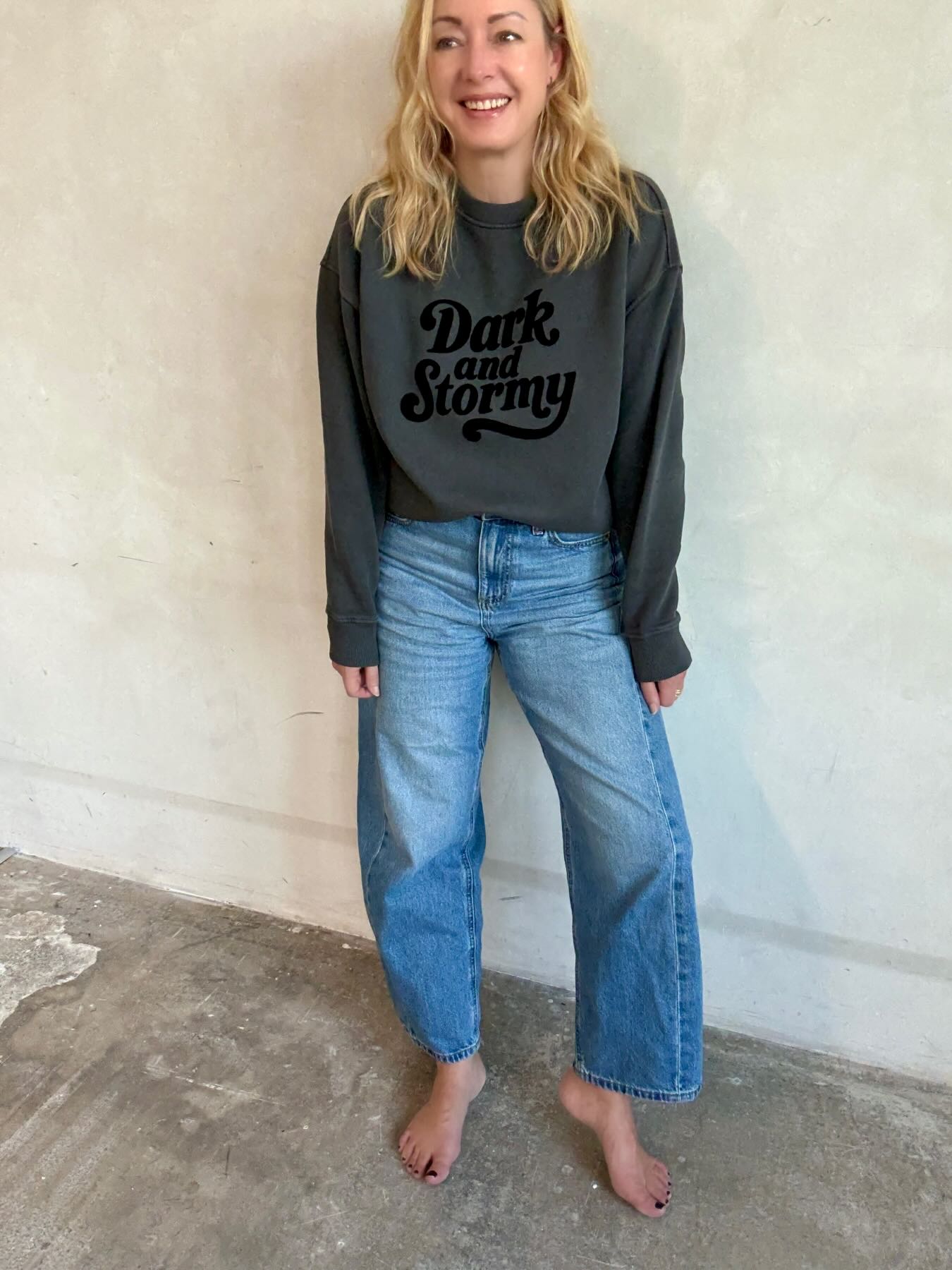 Dark and Stormy Washed Sweatshirt
