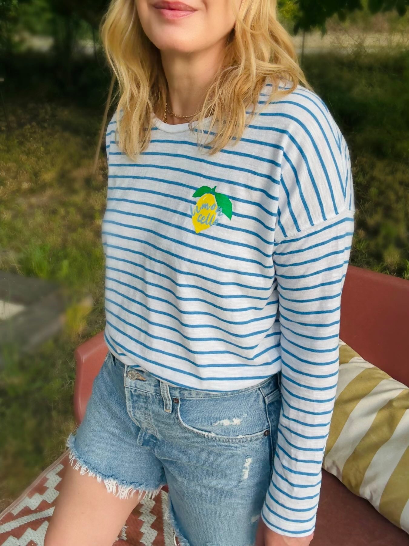 Limoncello Striped Long Sleeve Tee