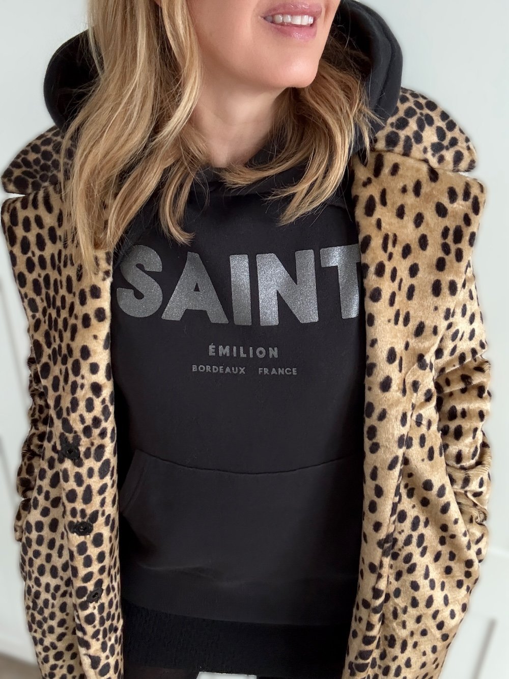 Saint oversized hoodie black | fwp by rae