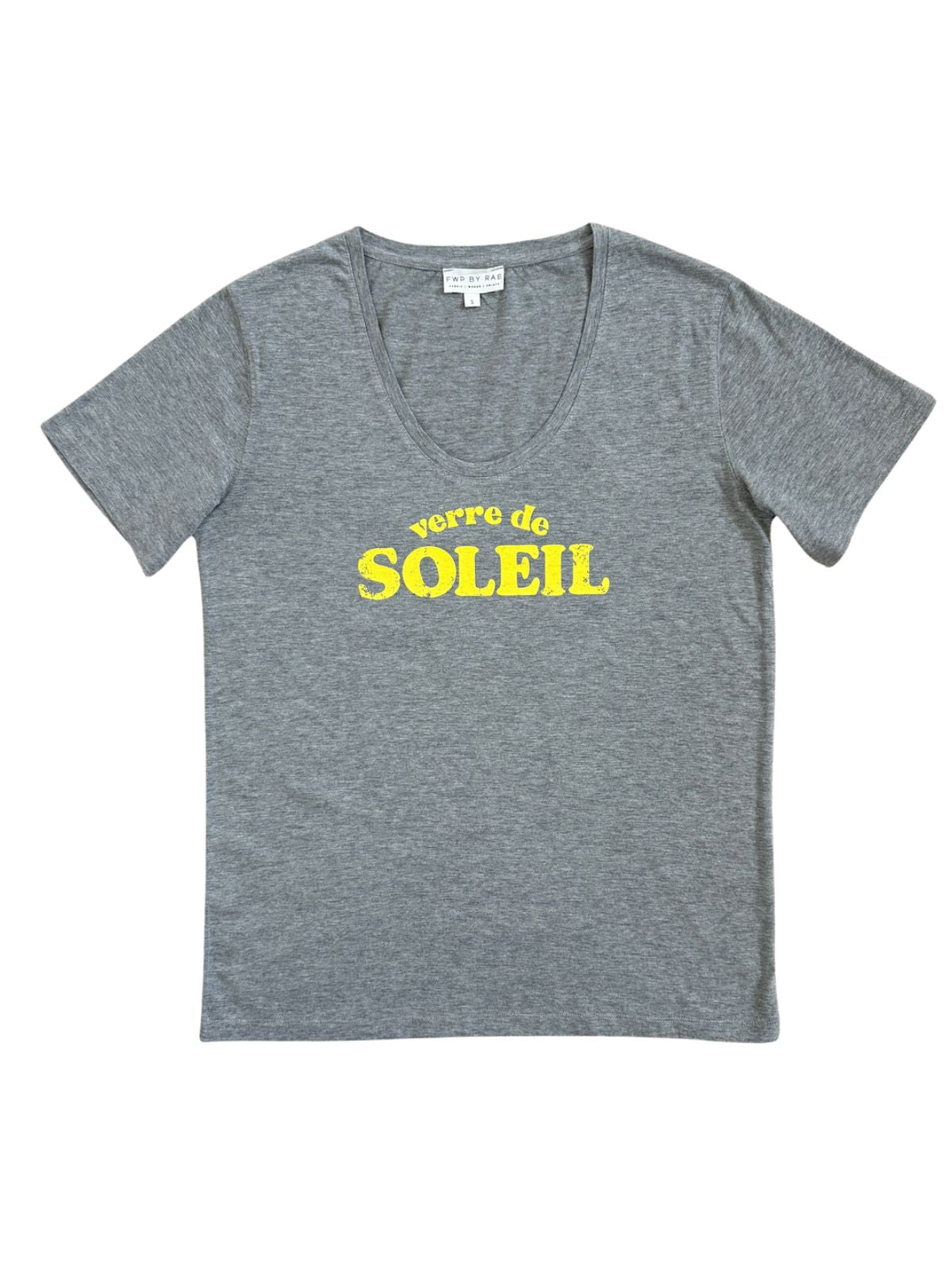 Verre De Soleil Tee Marl Grey
