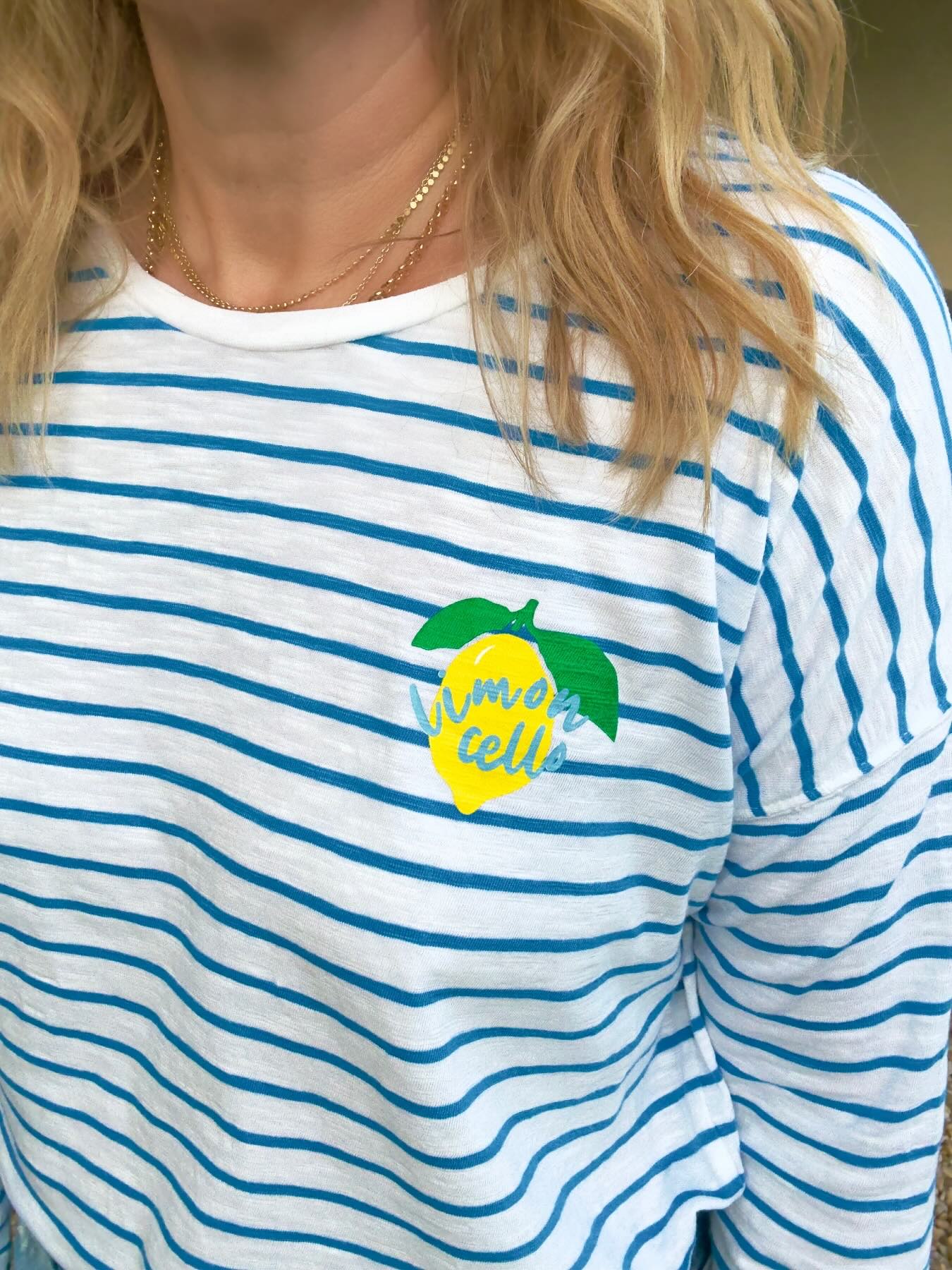 Limoncello Striped Long Sleeve Tee