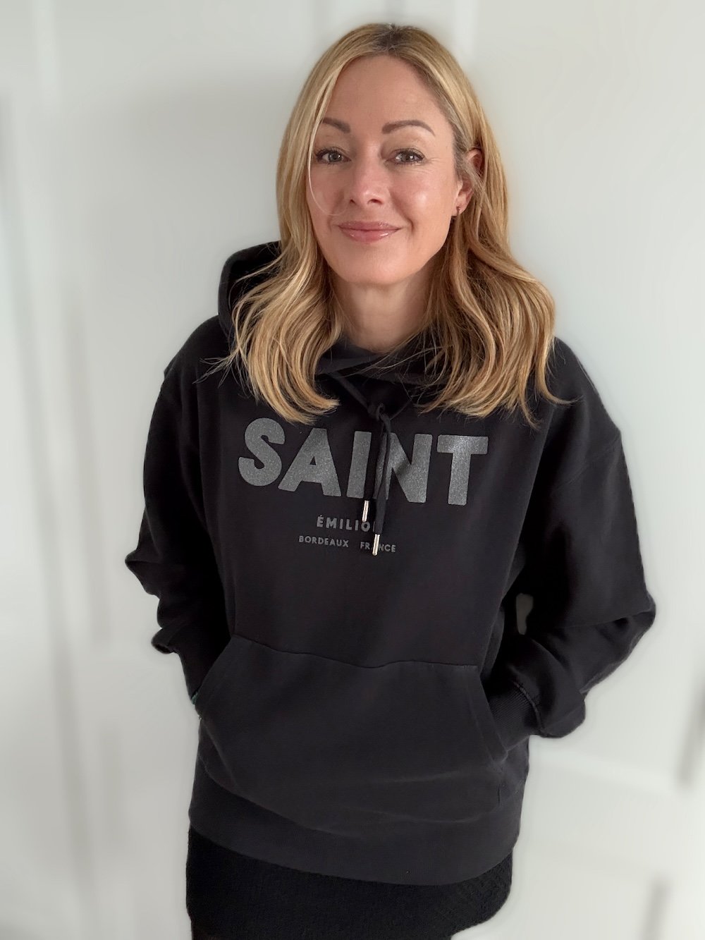 Saint oversized hoodie black | fwp by rae