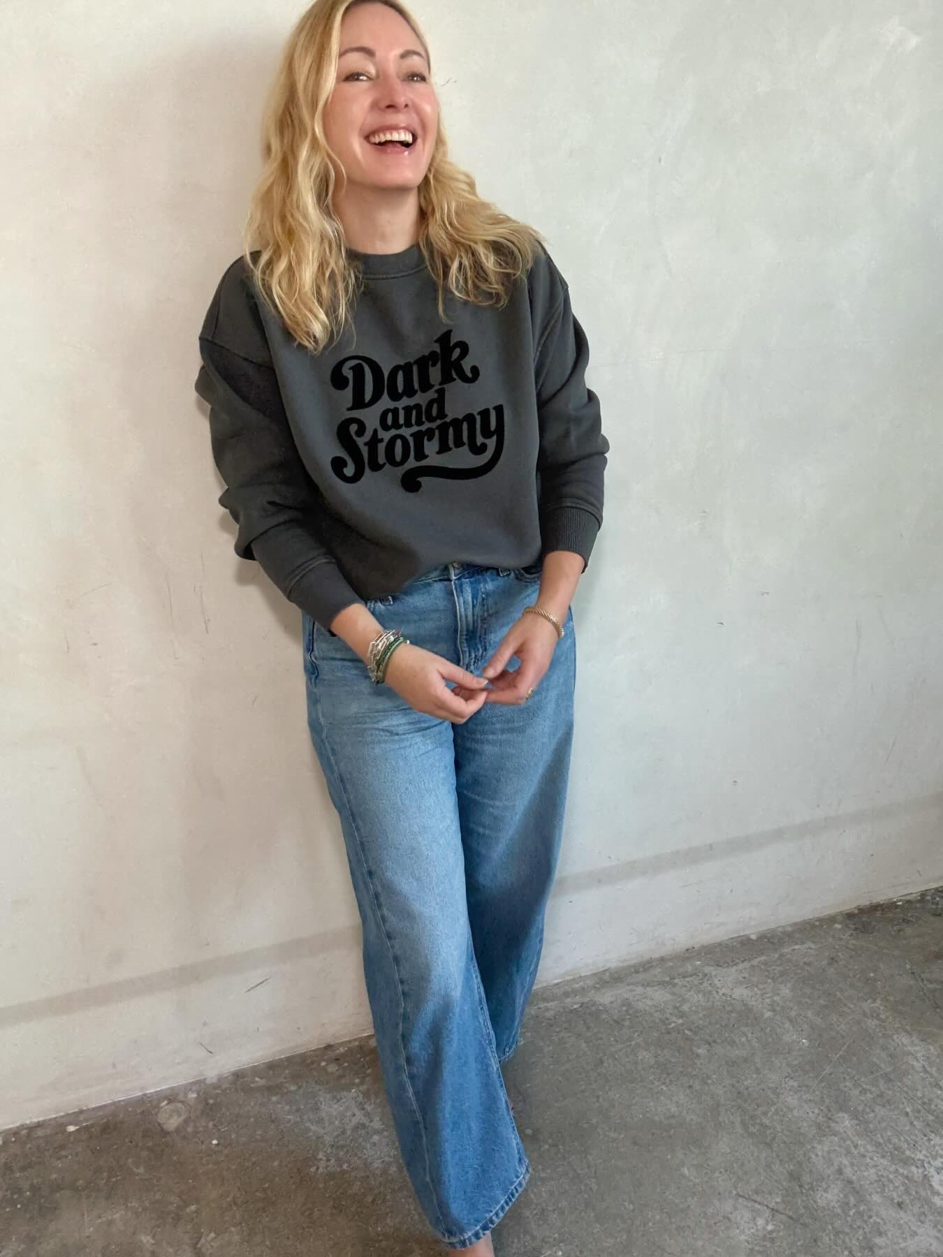 Dark and Stormy Washed Sweatshirt