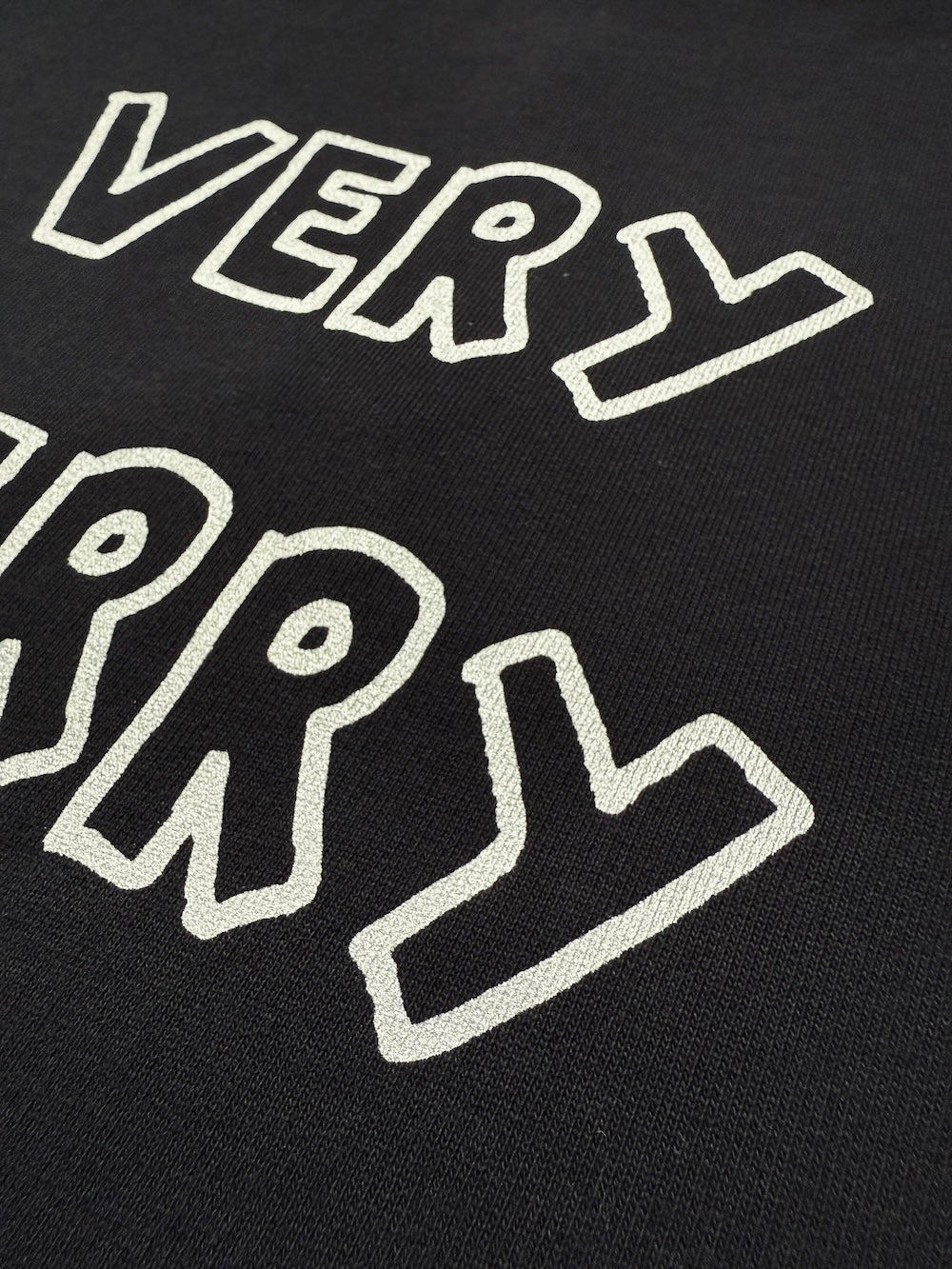 Very Merry Sweatshirt Black Silver