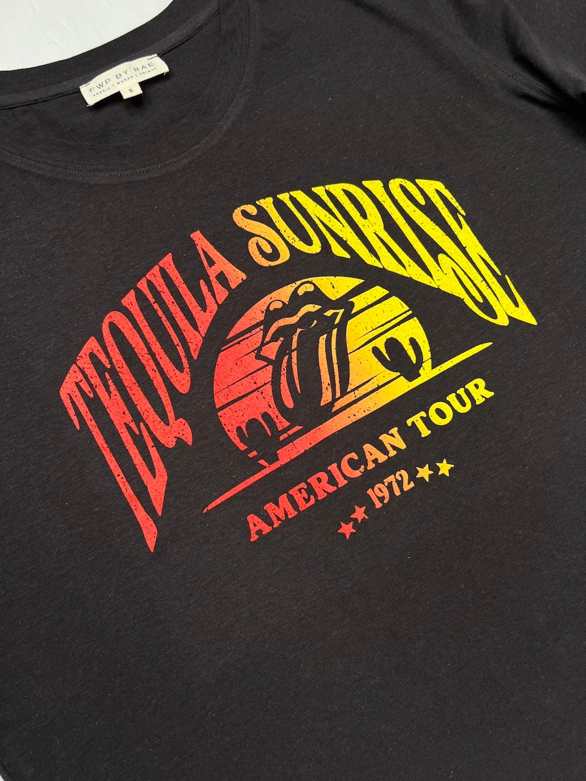 Tequila Sunrise Tour T-shirt grey | fwp by rae