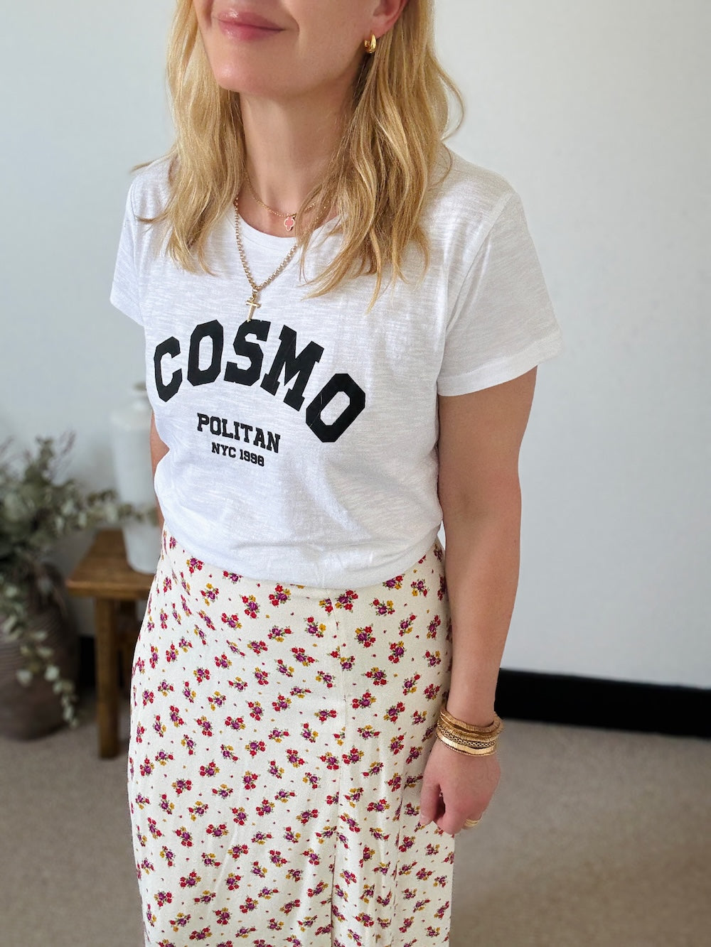 Cosmopolitan T-shirt white