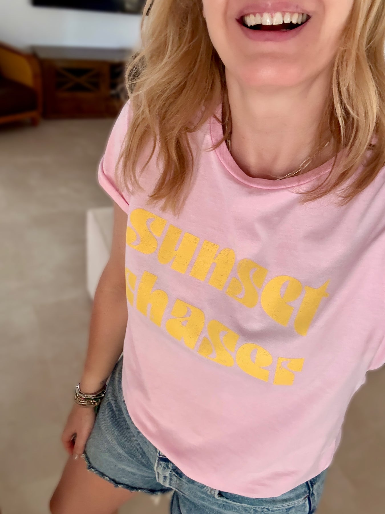 Sunset Chaser Pink T-Shirt