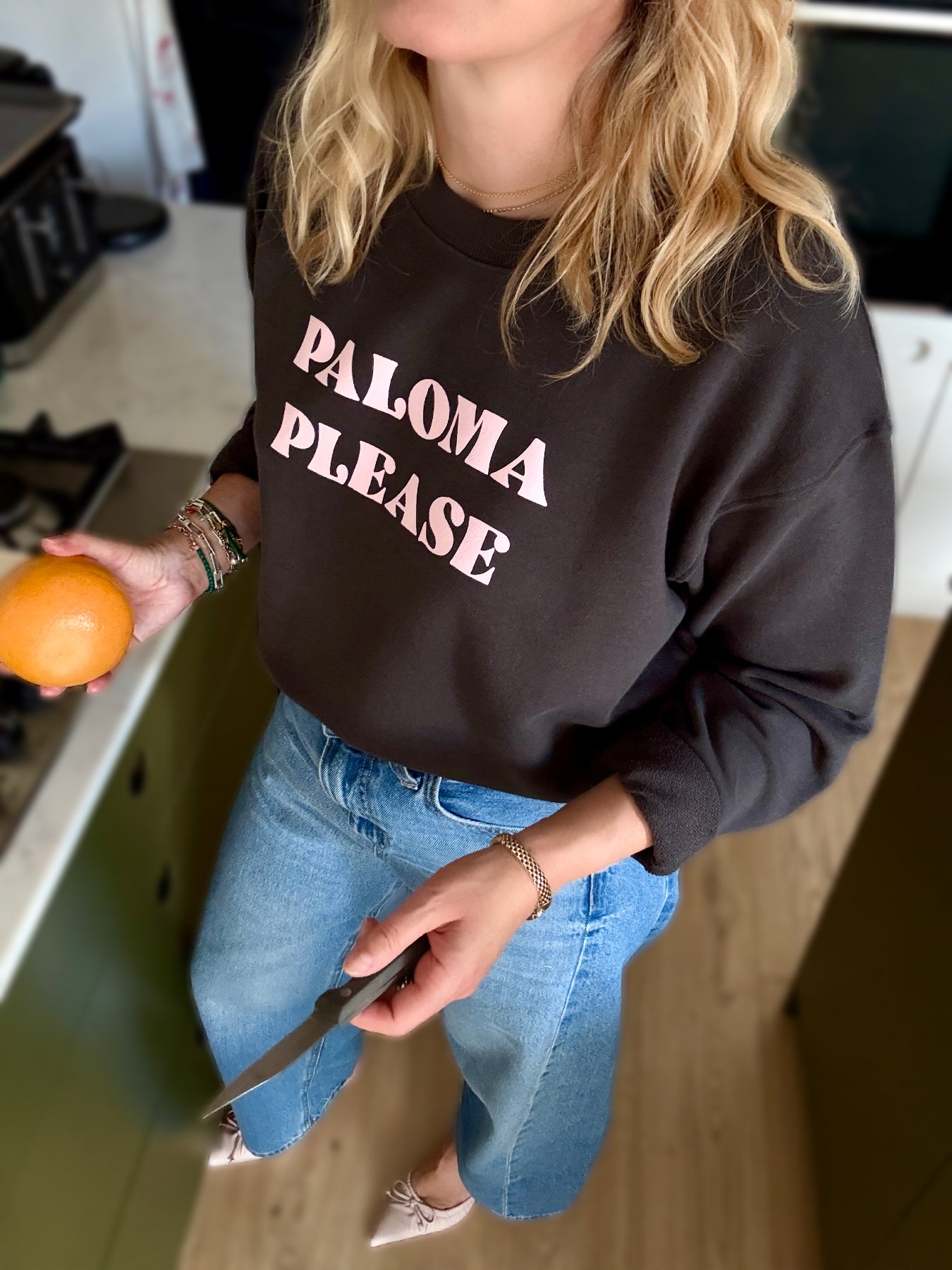Paloma Please Sweatshirt Woodland Grey Pink