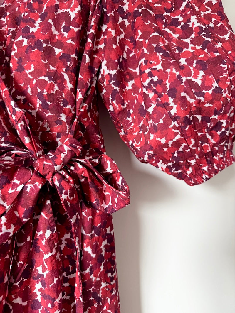 Alice Short Wrap Dress Pascale Painted Petals