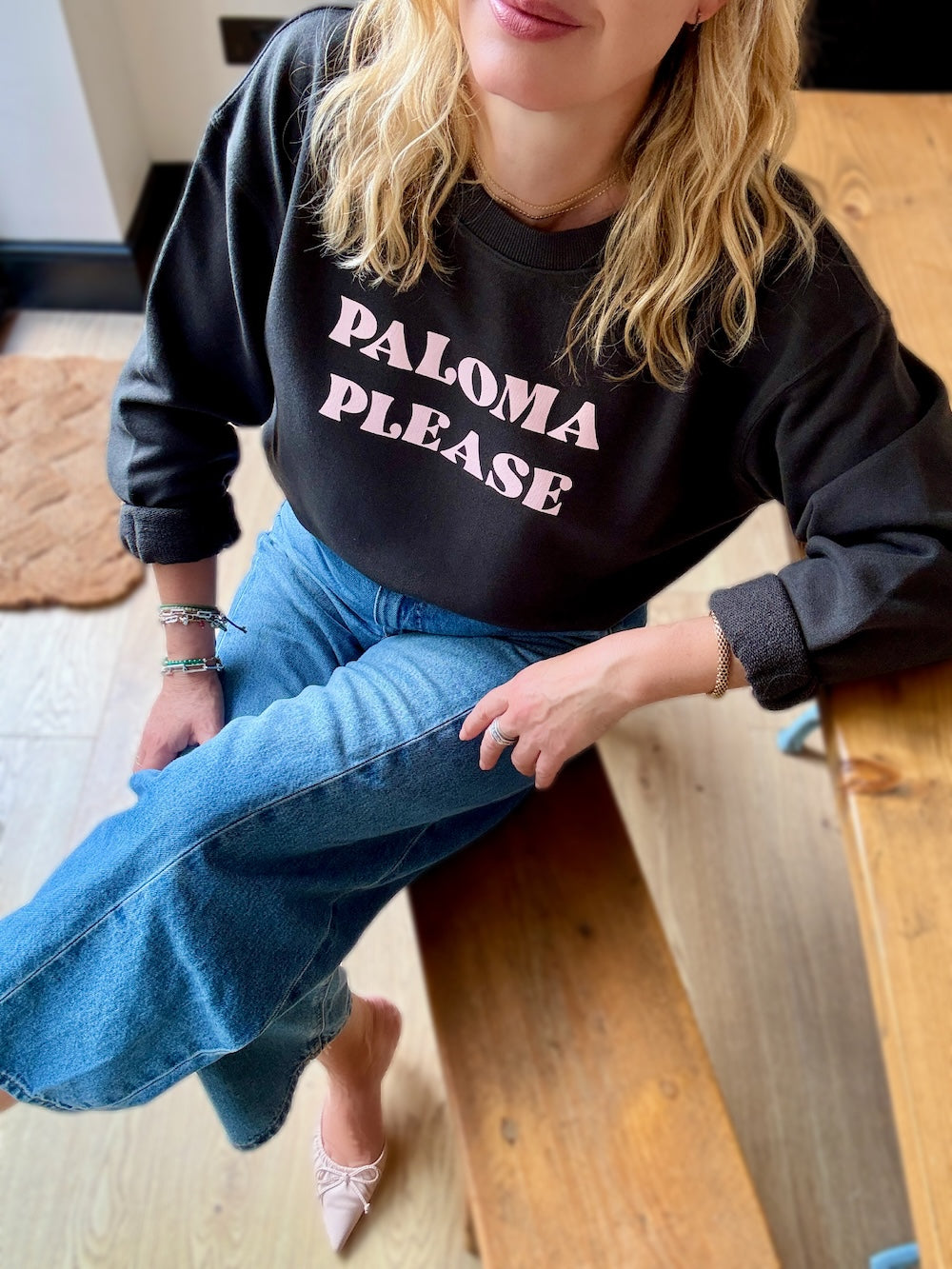 Paloma Please Sweatshirt Woodland Grey Pink
