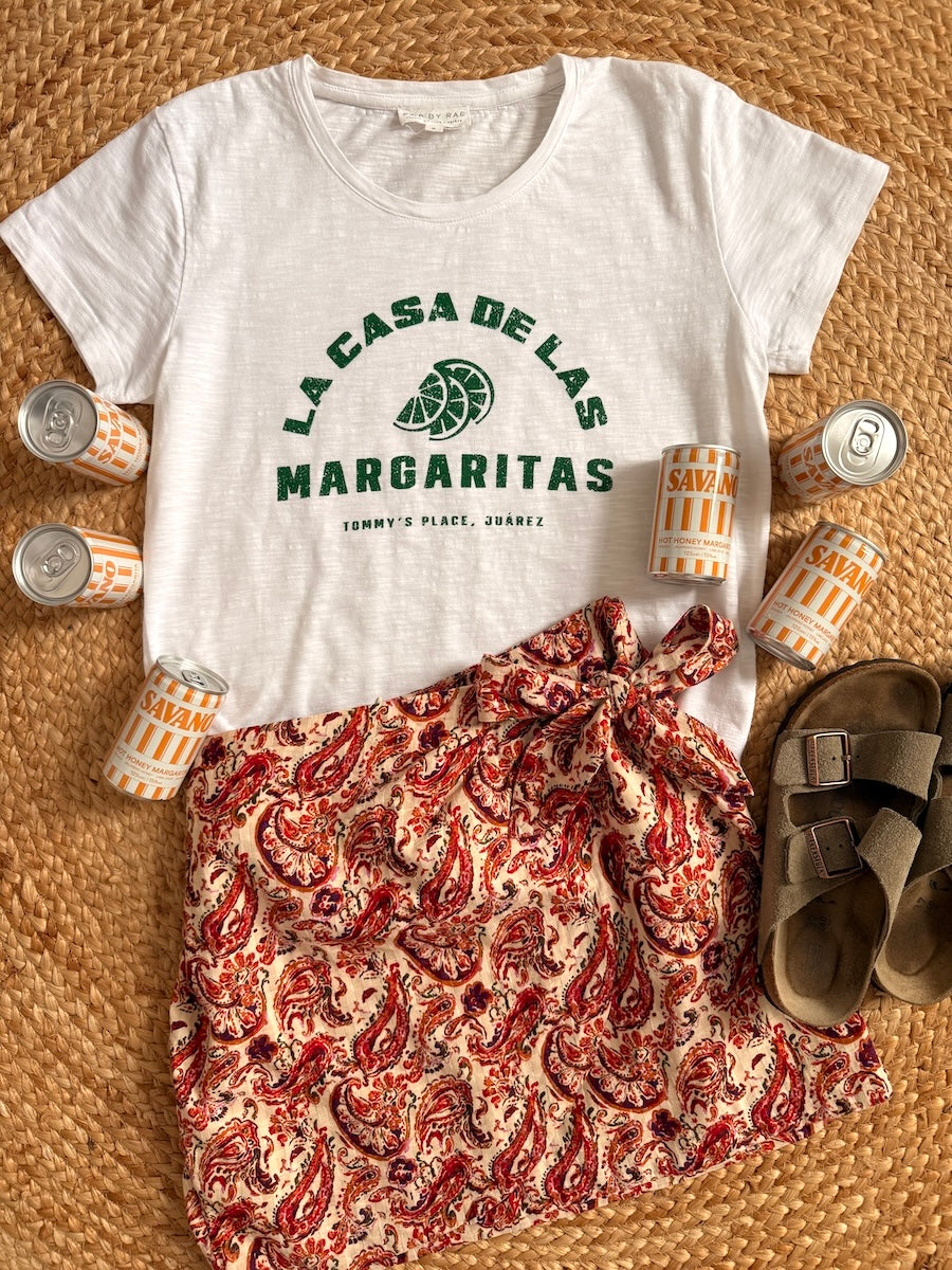 Margaritas Organic Cotton Modal Slub T-Shirt