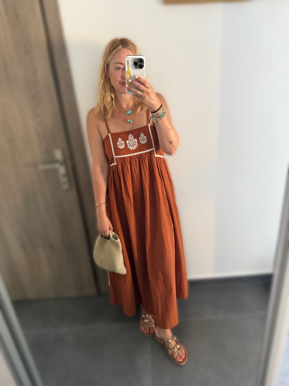 Knitted Gold Grab Bag