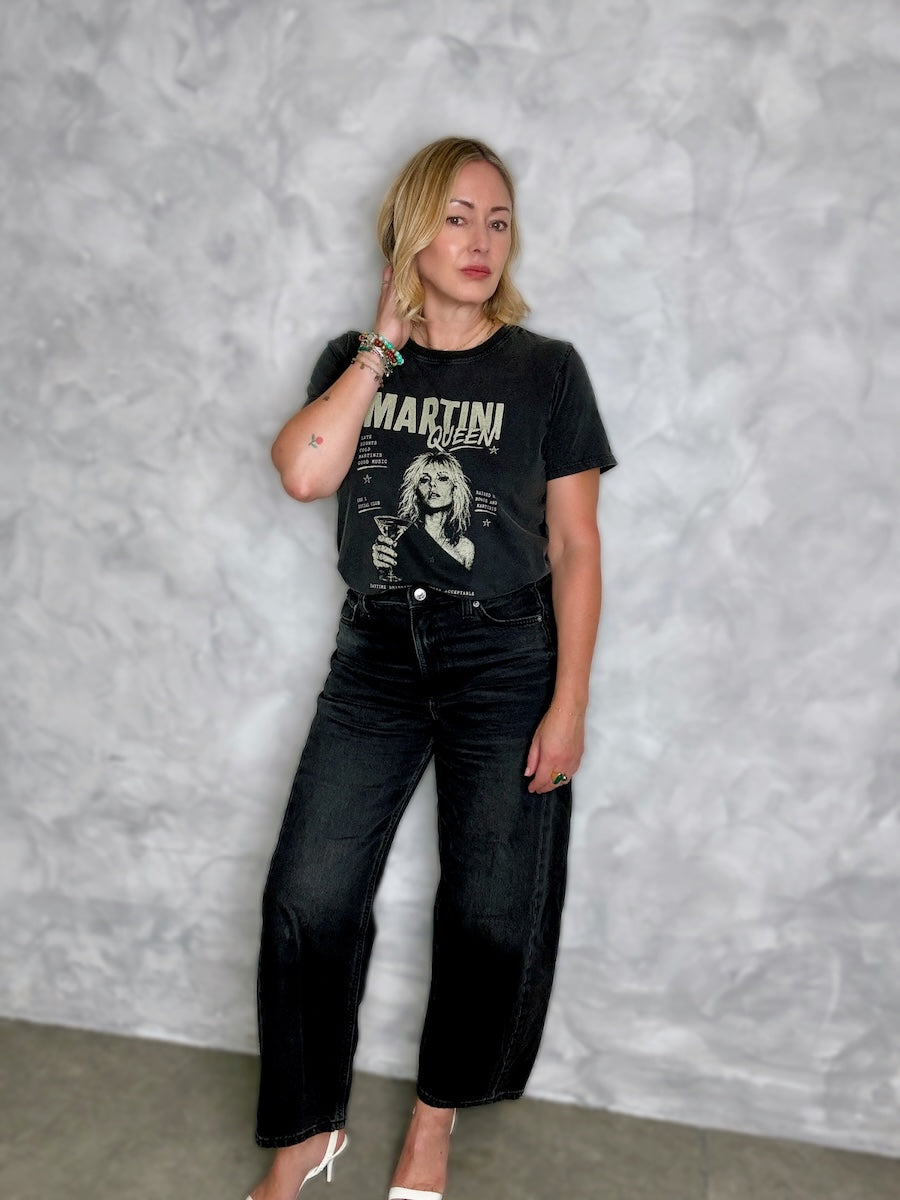 Martini Queen Stone Wash Tee
