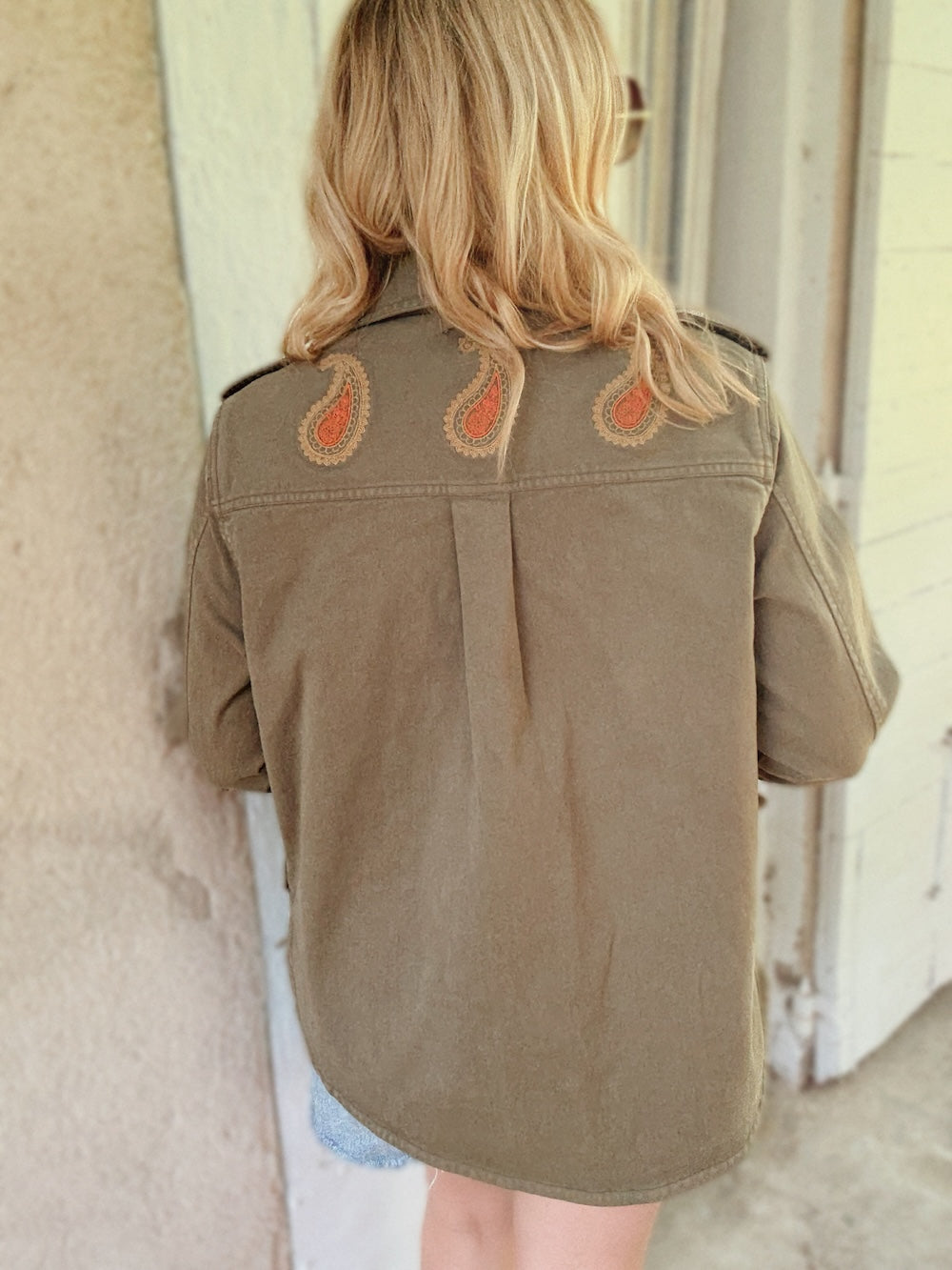 Jenna Khaki Utility Jacket