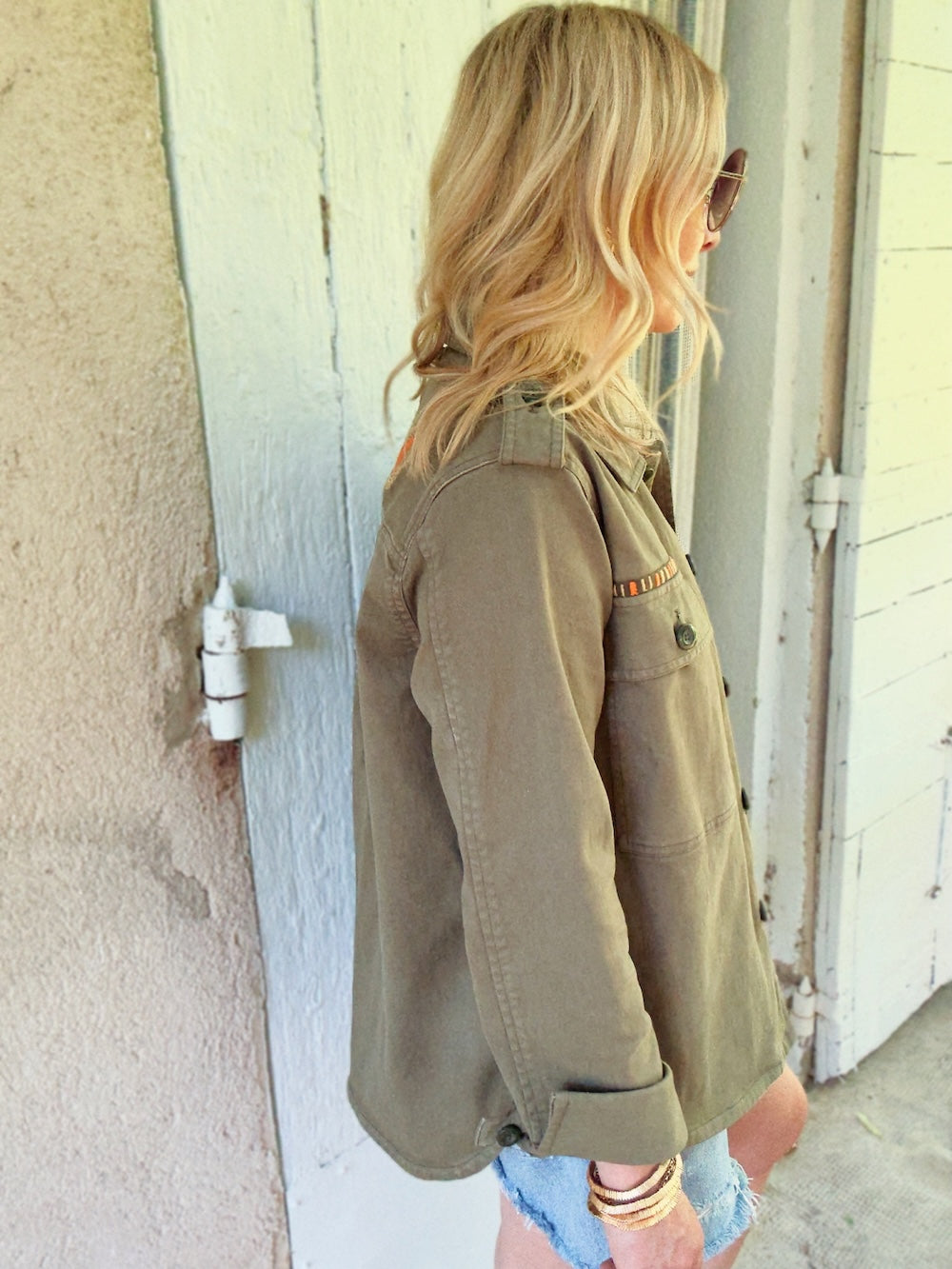 Jenna Khaki Utility Jacket