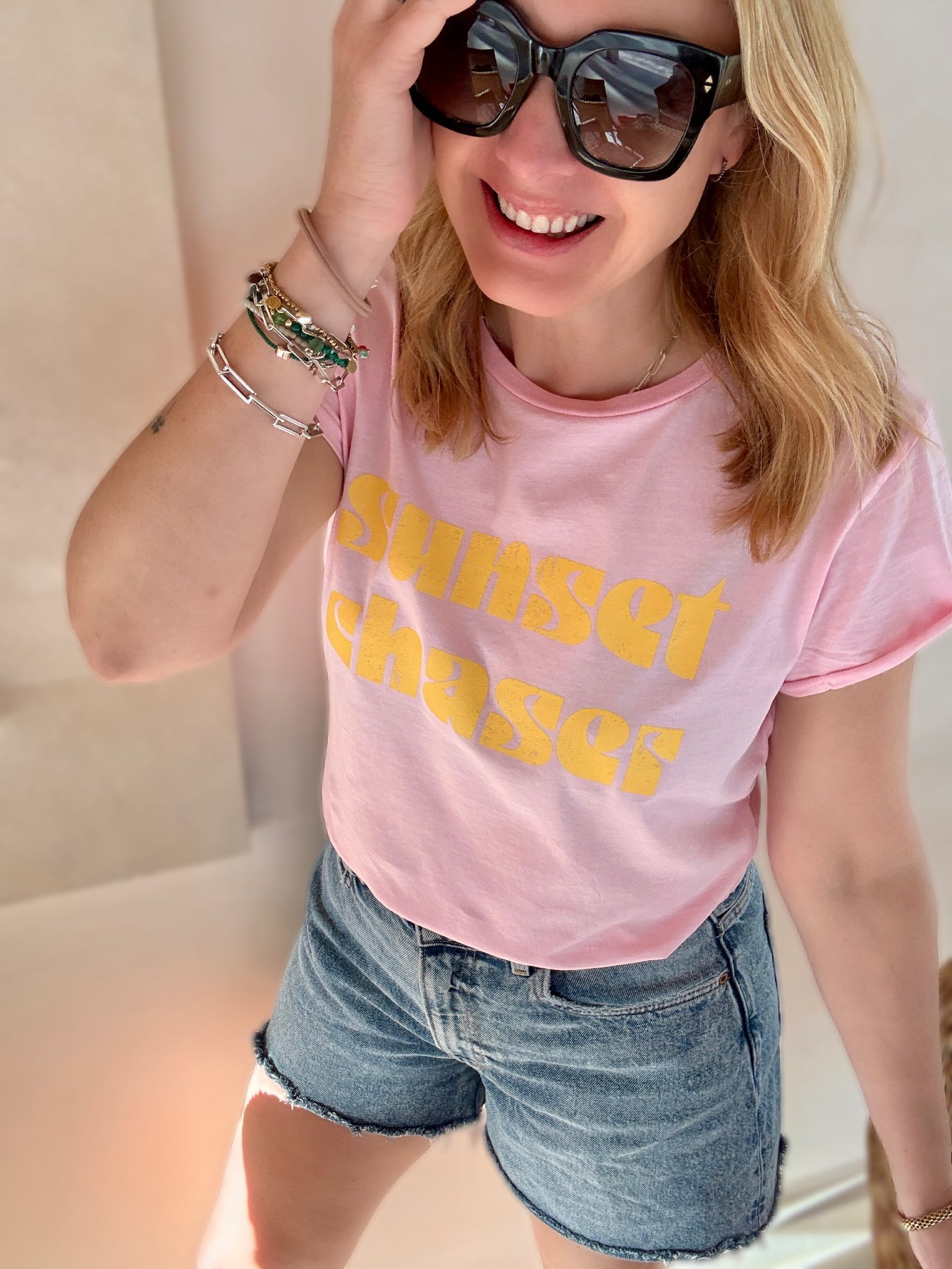 Sunset Chaser Pink T-Shirt