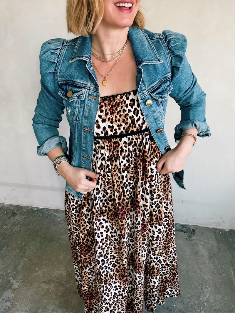 Florence Maxi Dress Leopard