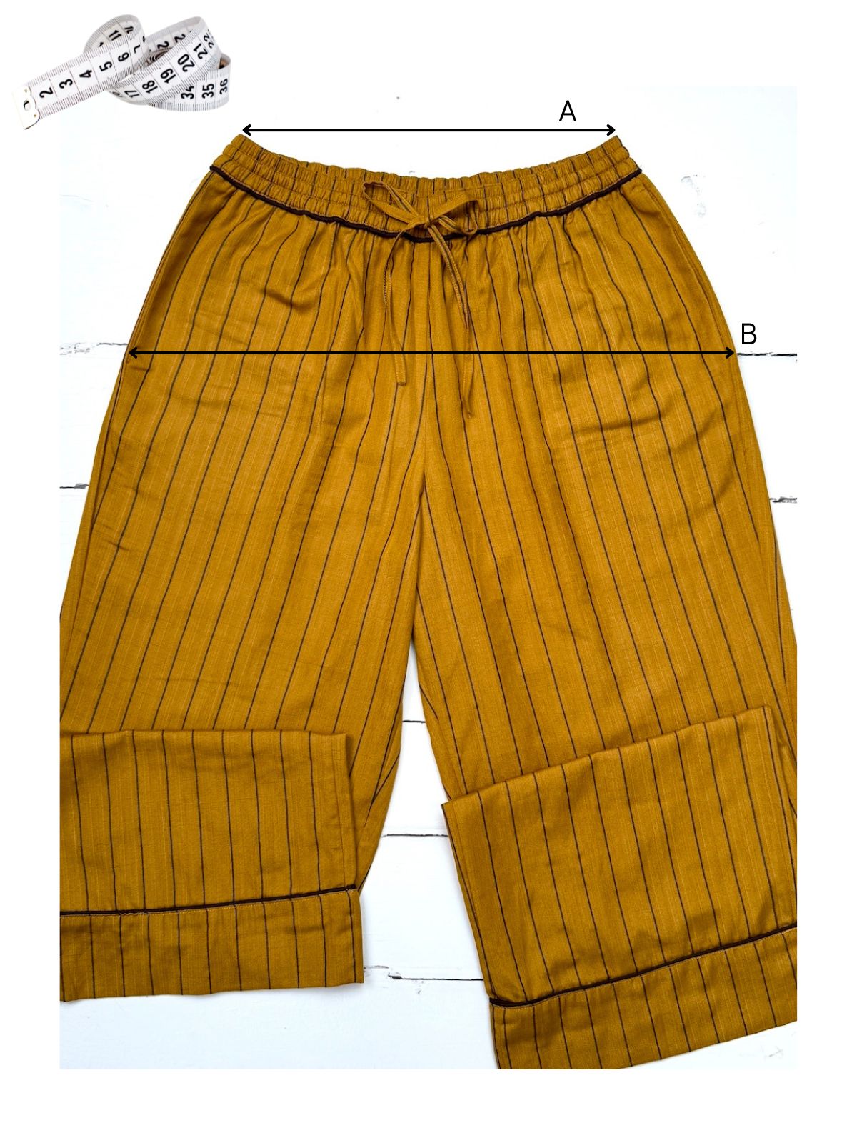 Ember Stripe Pyjama Set with Piping