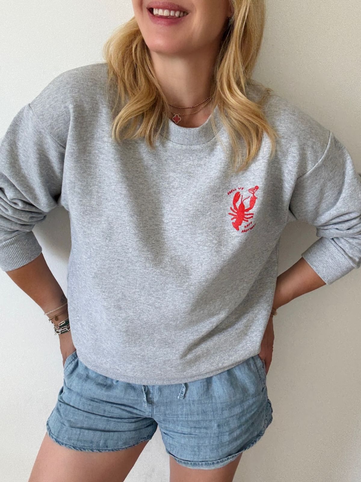 Lobster Print Sweatshirt