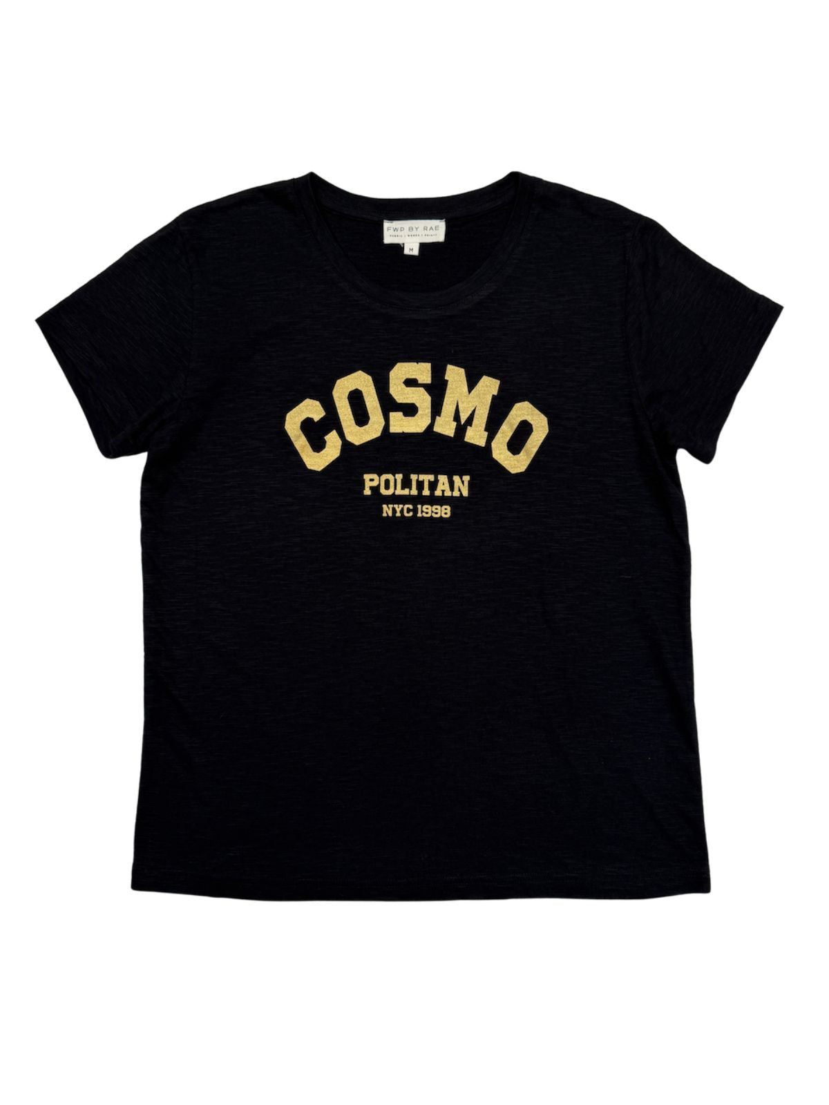 Cosmopolitan T-shirt Black Gold