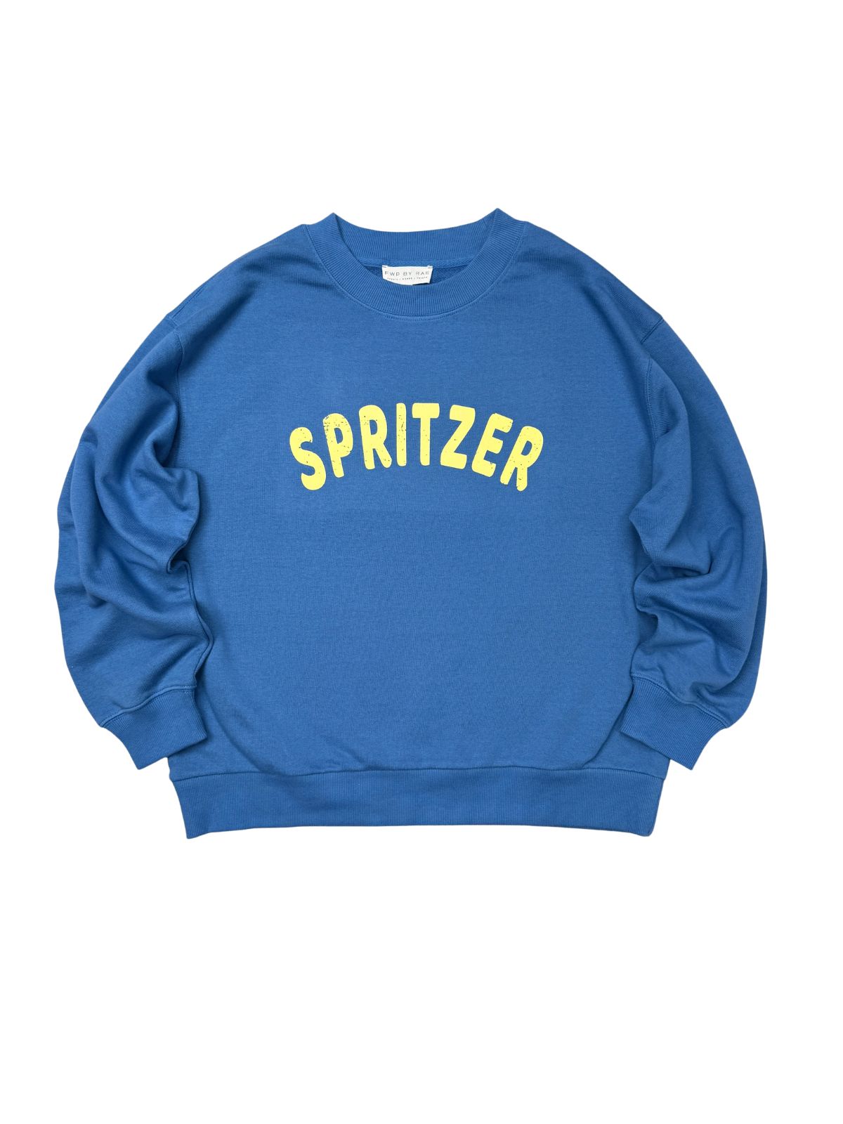 Spritzer Sweatshirt Denim blue and yellow