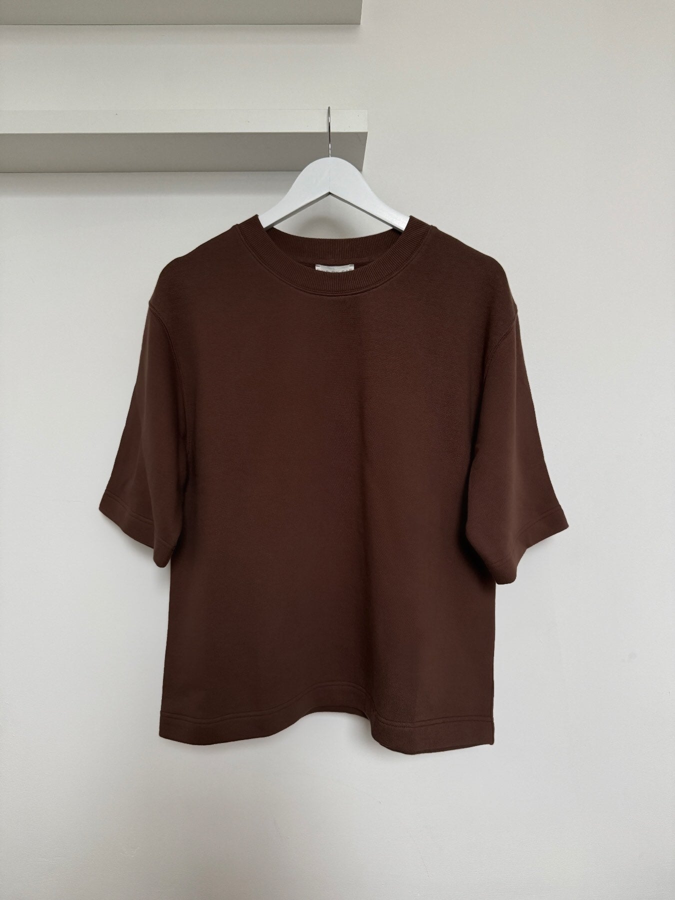 Brooke Short Sleeve Sweatshirt Brown