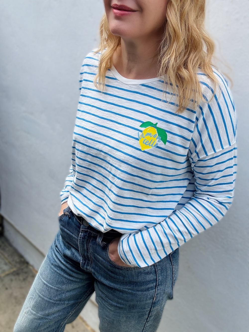 Limoncello Striped Long Sleeve Tee