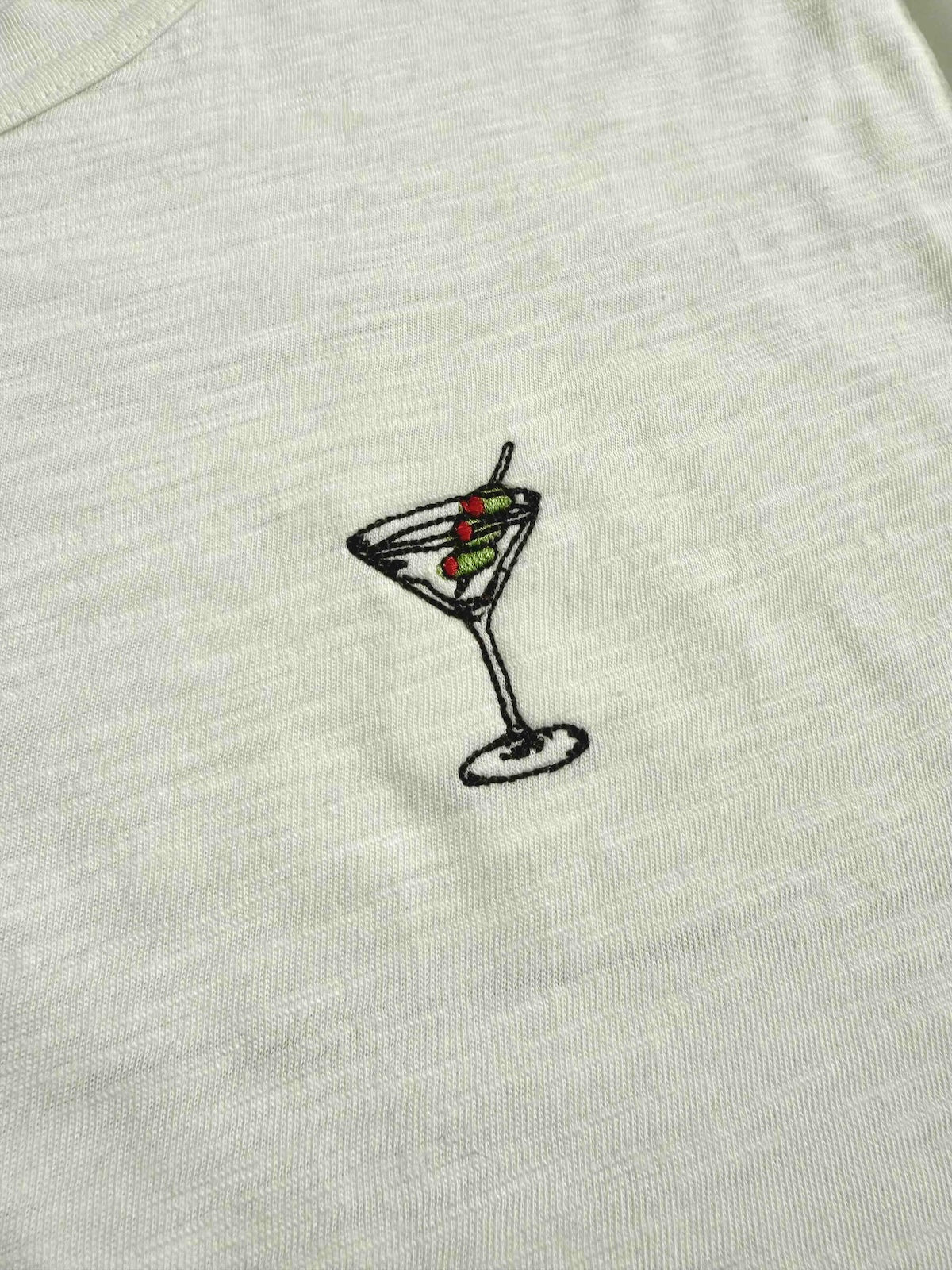 Martini Mini Embroidered T-Shirt