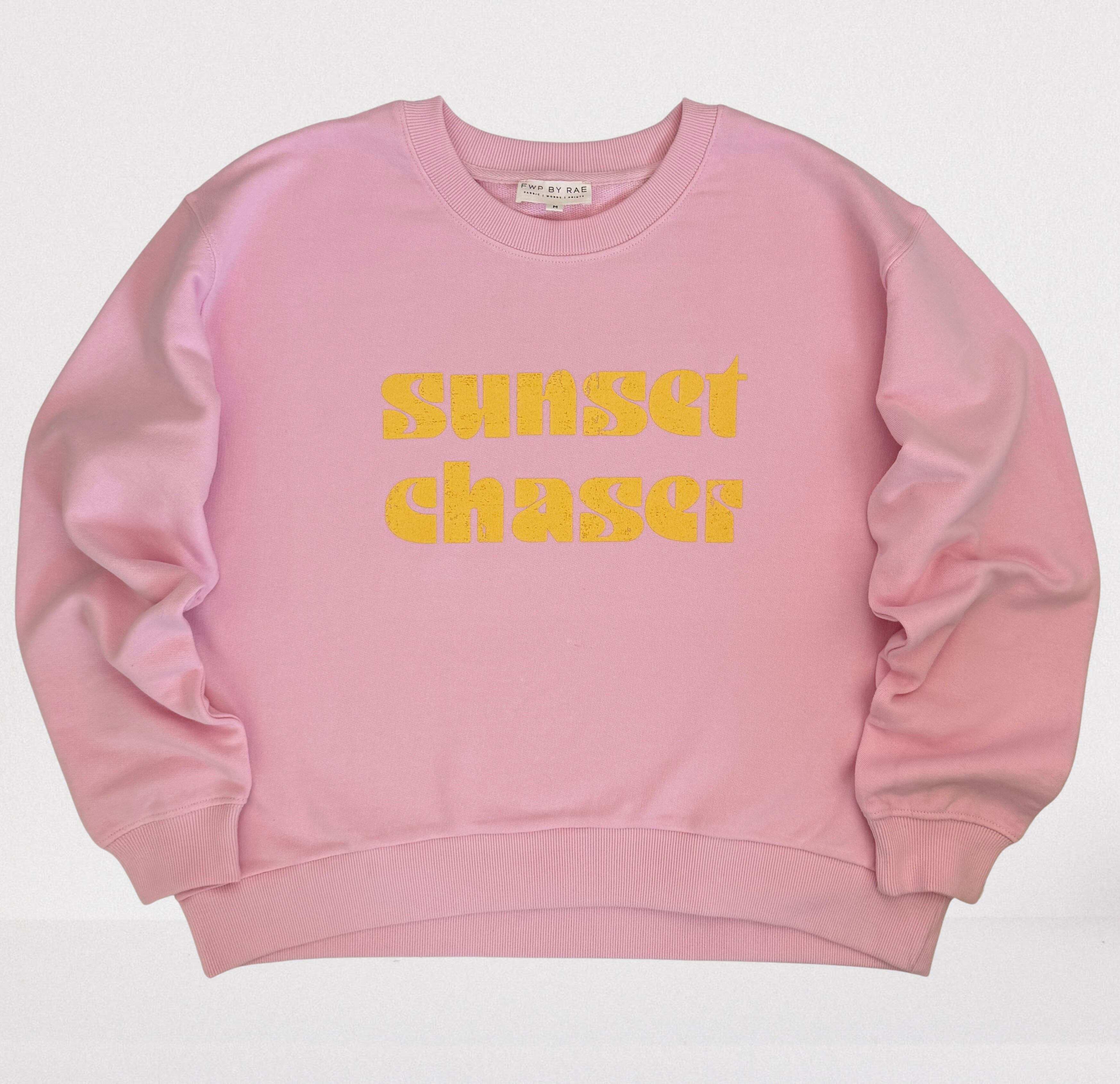 Sunset Chaser Pink Sweatshirt