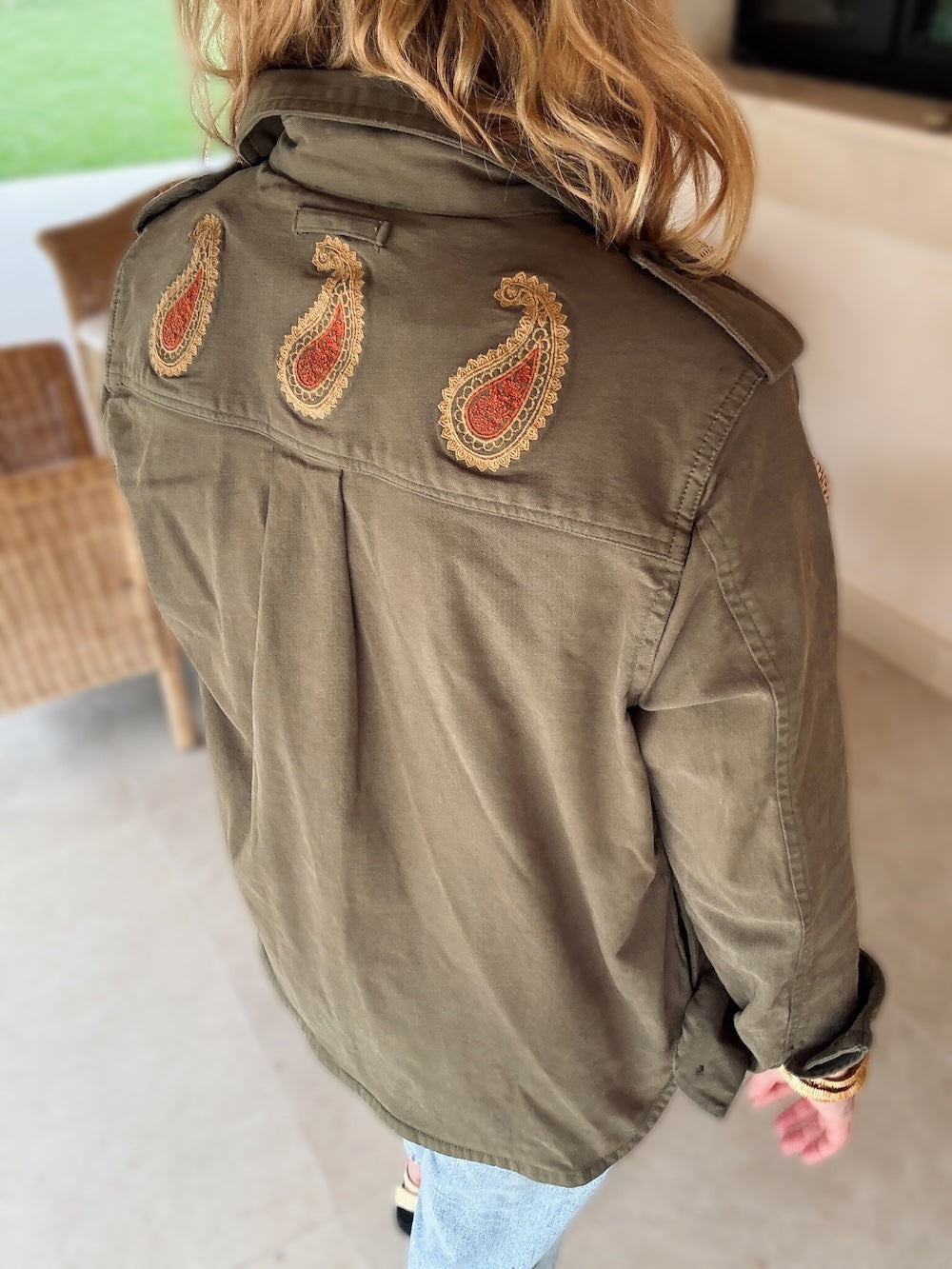 Jenna Khaki Utility Jacket