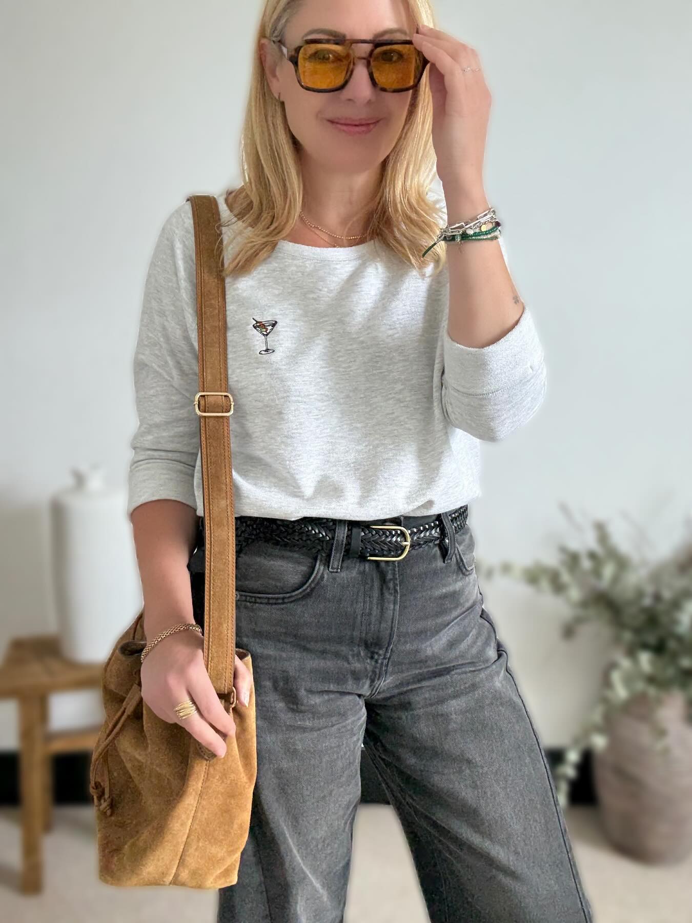 Martini Mini Embroidered Sweatshirt