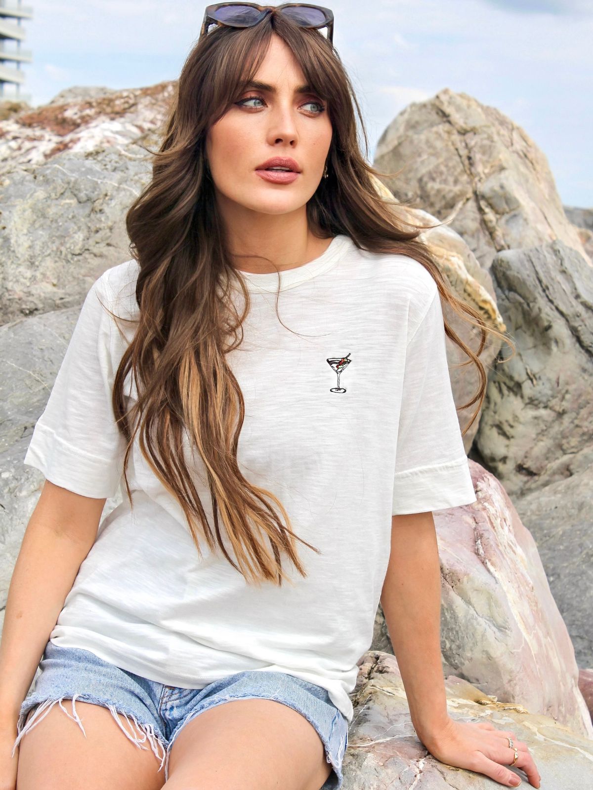 Martini Mini Embroidered T-Shirt