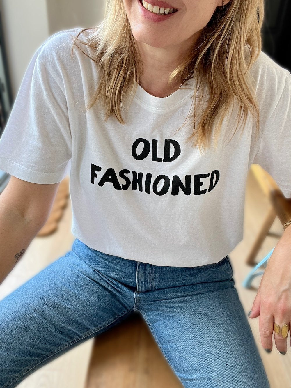 Old fashioned slogan t-shirt | fwp by rae