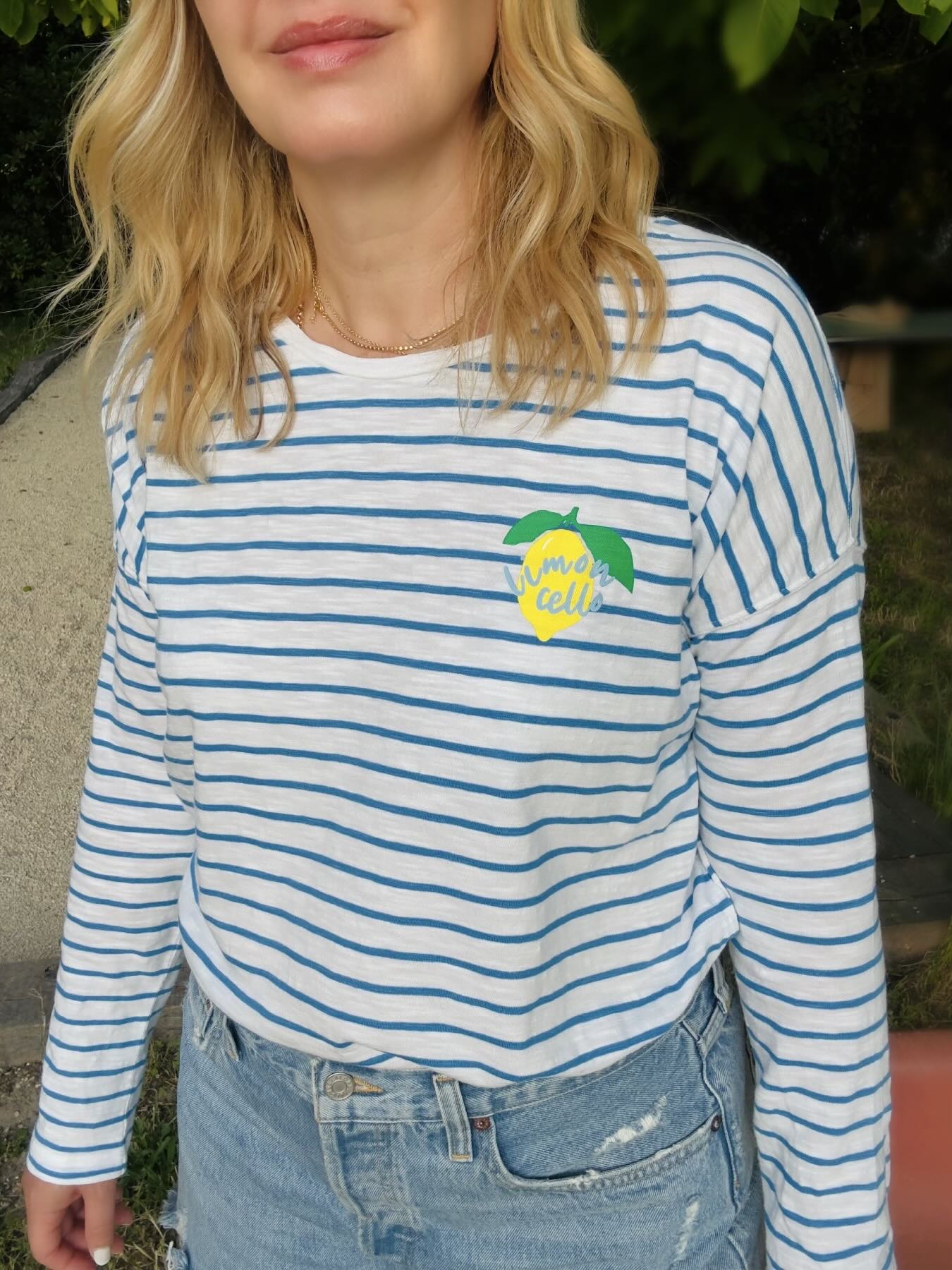 Limoncello Striped Long Sleeve Tee
