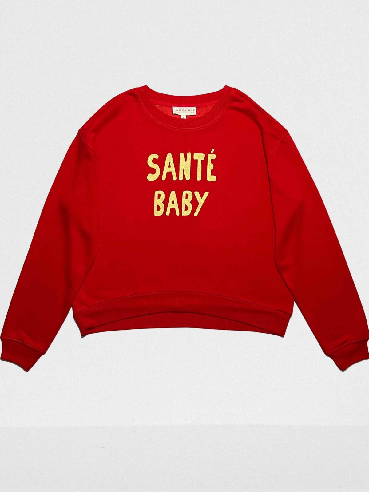 Santé baby red sweatshirt | fwp by rae | Christmas sweatshirt