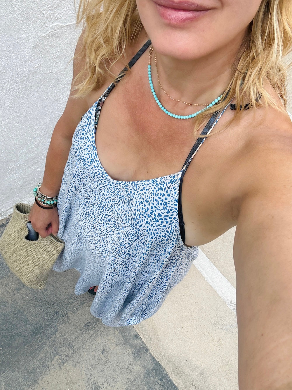 Uma Halter Neck Summer Maxi Dress Blue