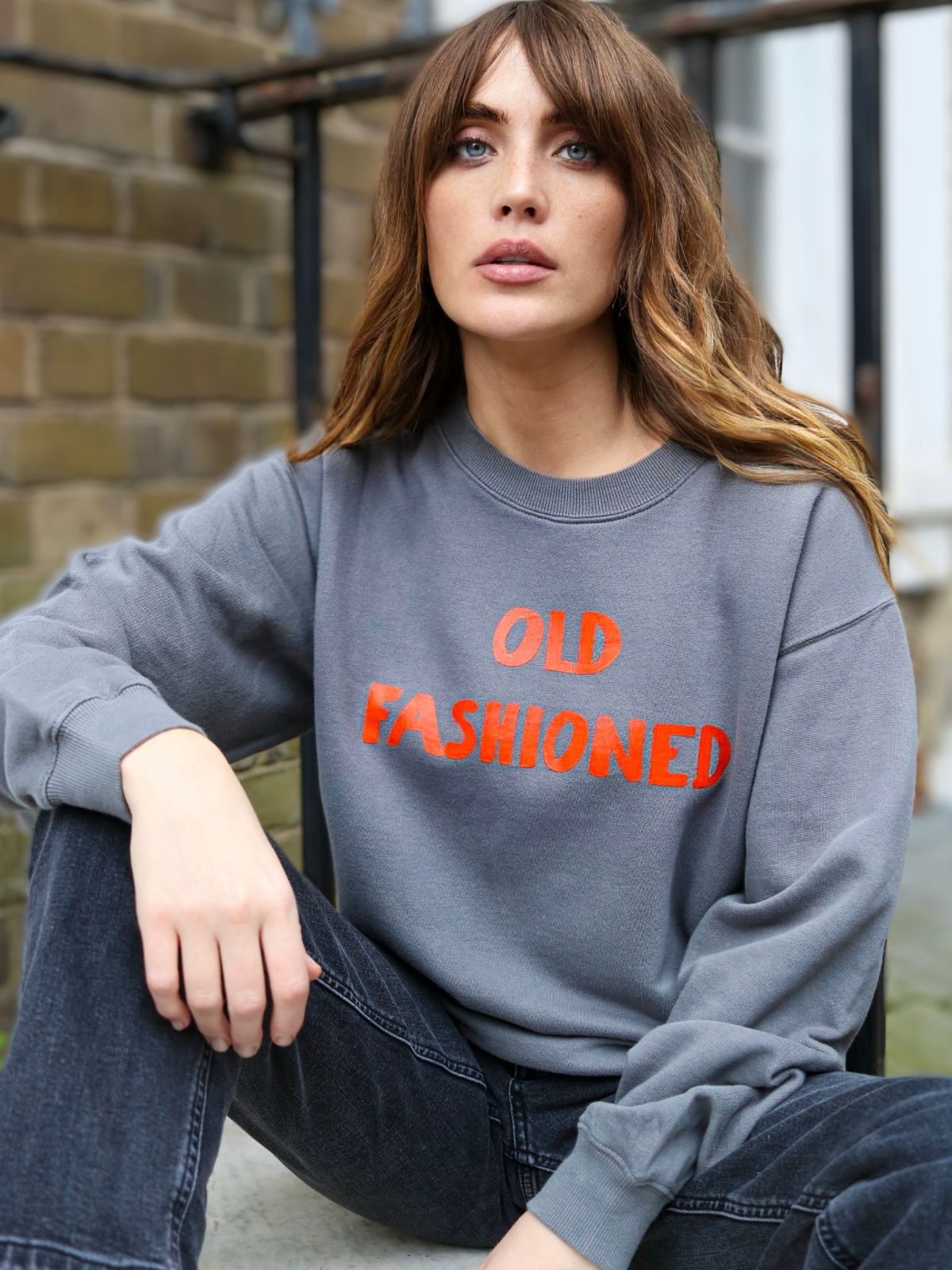 Old Fashioned Sweatshirt washed olive | fwp by rae