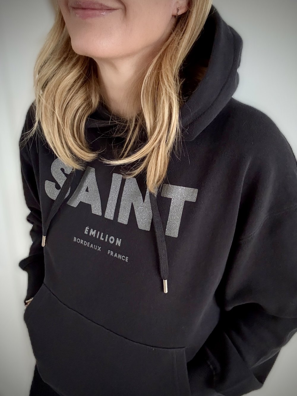 Saint oversized hoodie black | fwp by rae