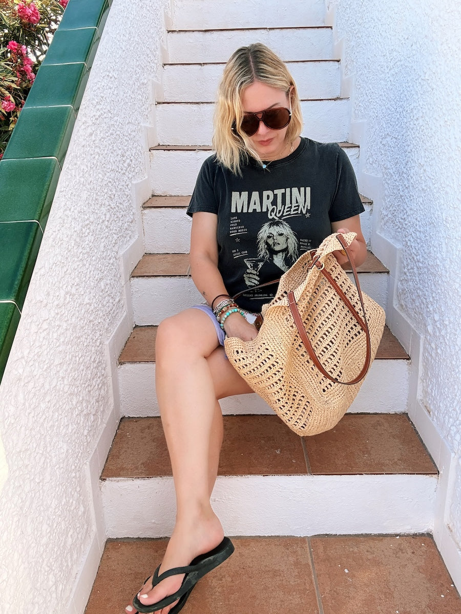 Martini Queen Stone Wash Tee