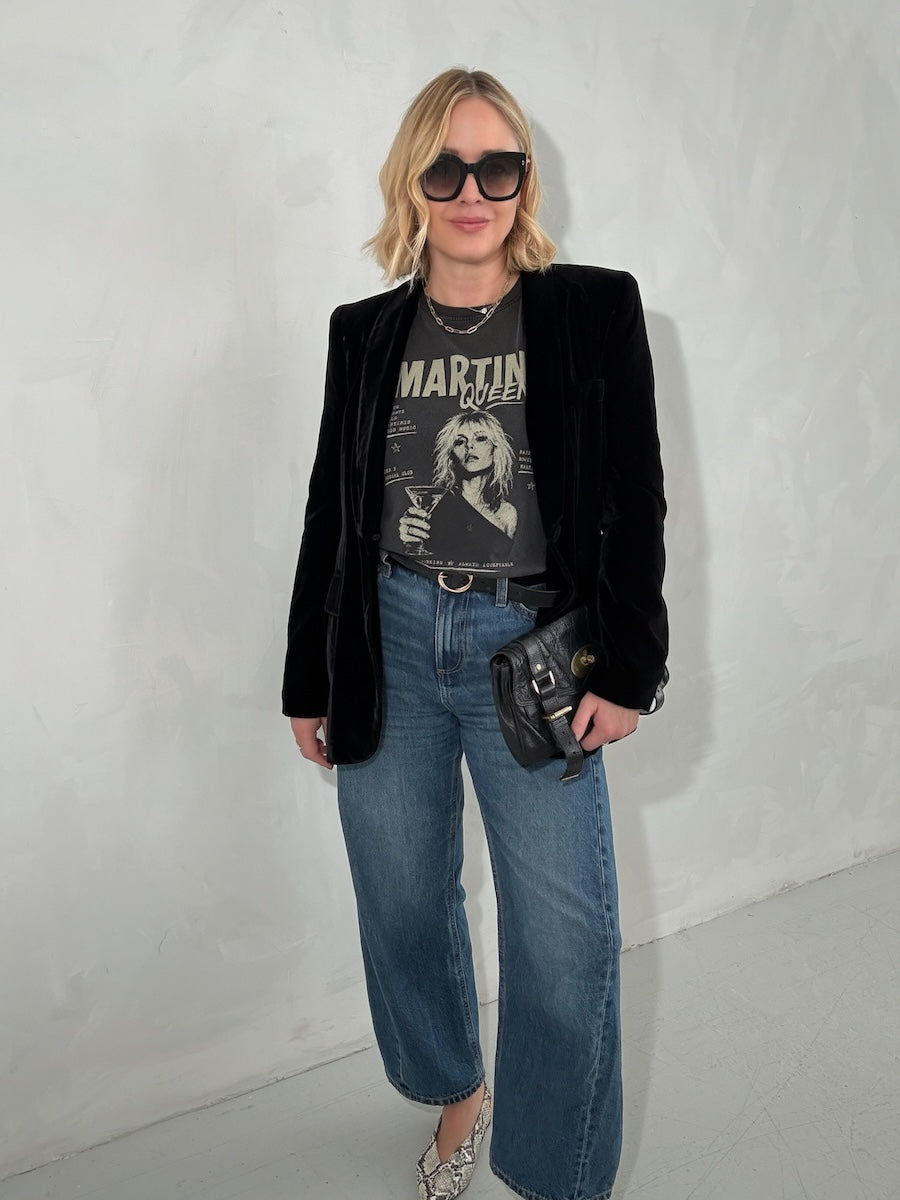 Martini Queen Stone Wash Tee