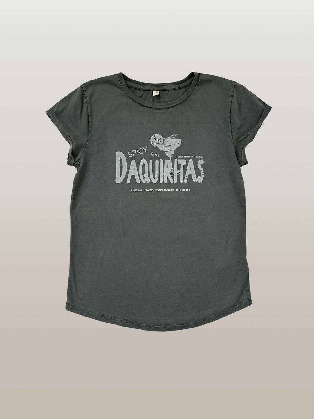 Daquiritas tee stone wash green | fwp by rae cocktail t-shirt